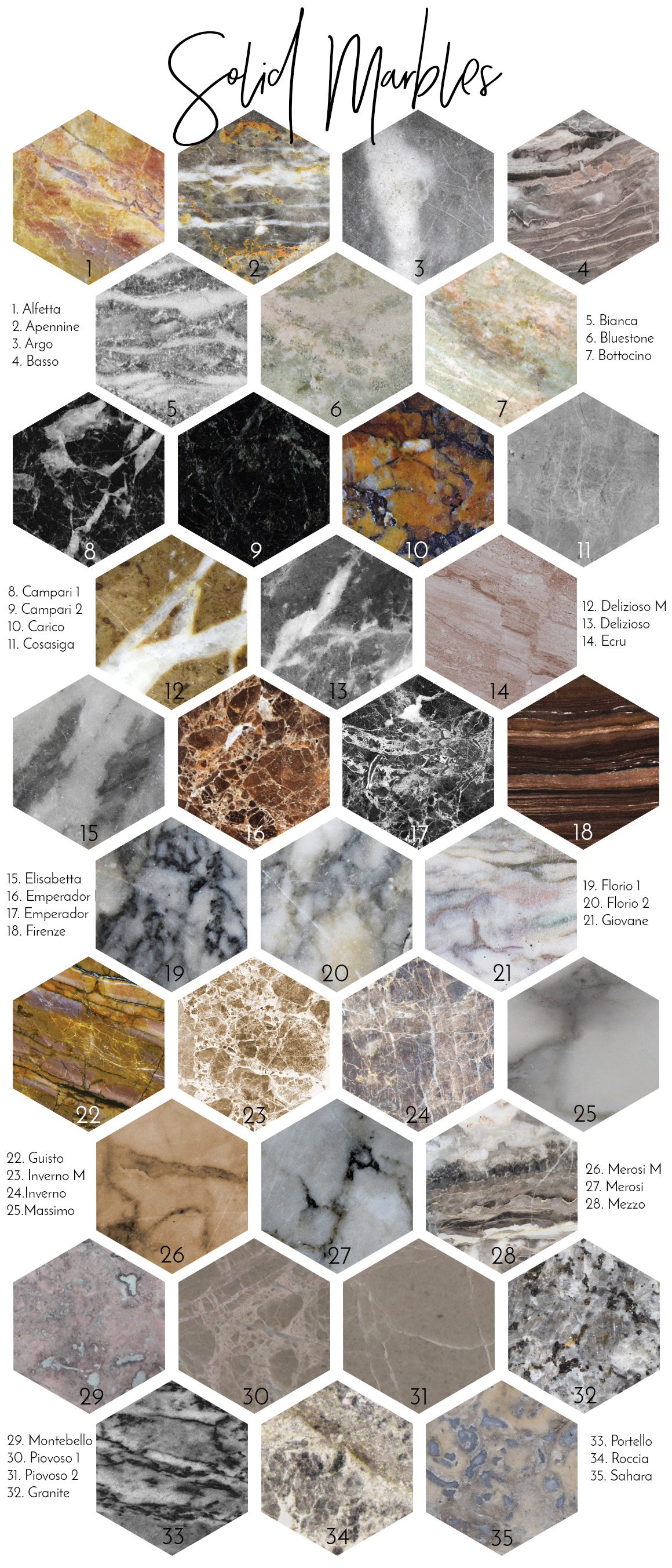 Real Marble Backgrounds & Styles