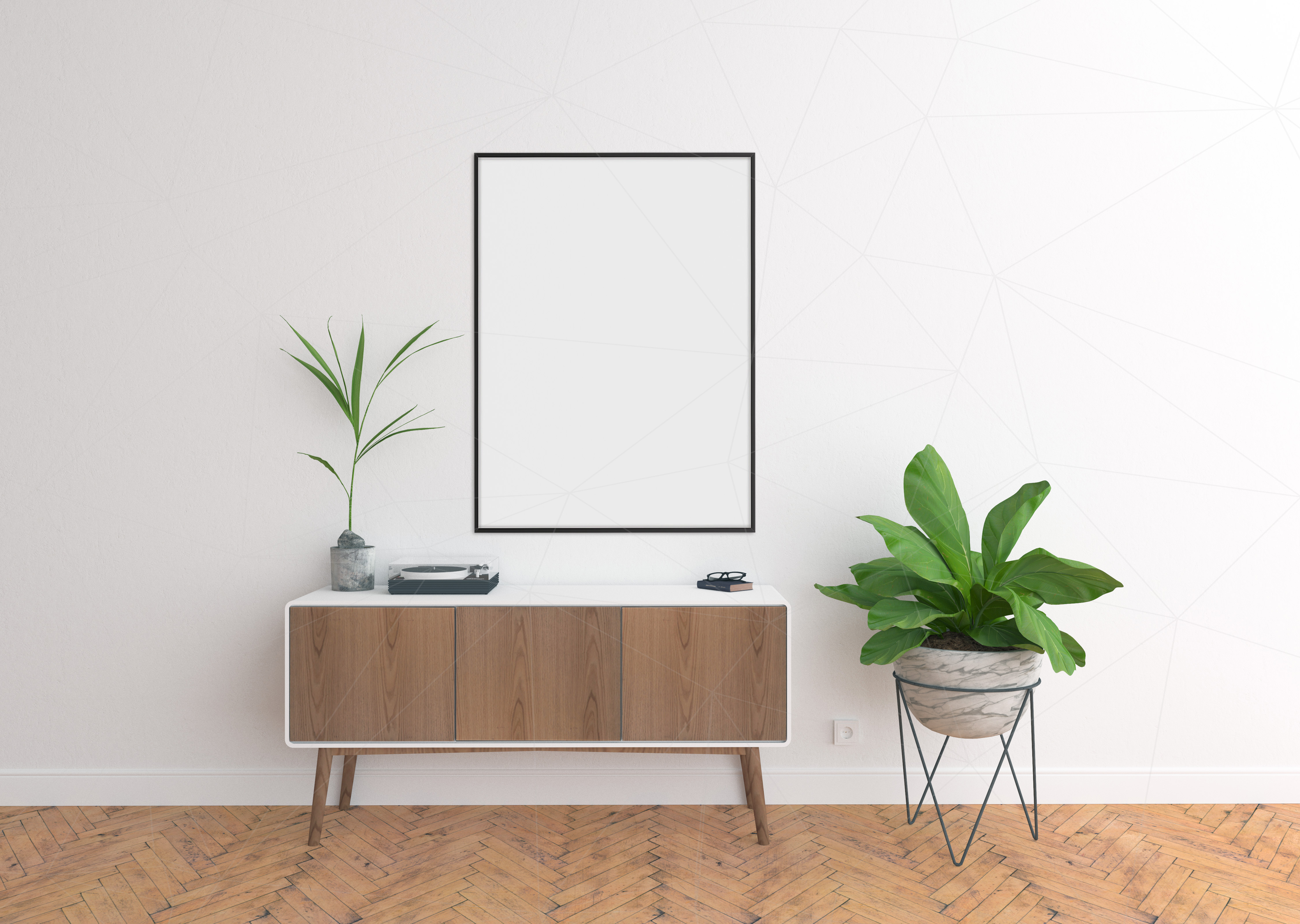 Download Interior mockup - blank wall mock up (37141) | Mock Ups | Design Bundles