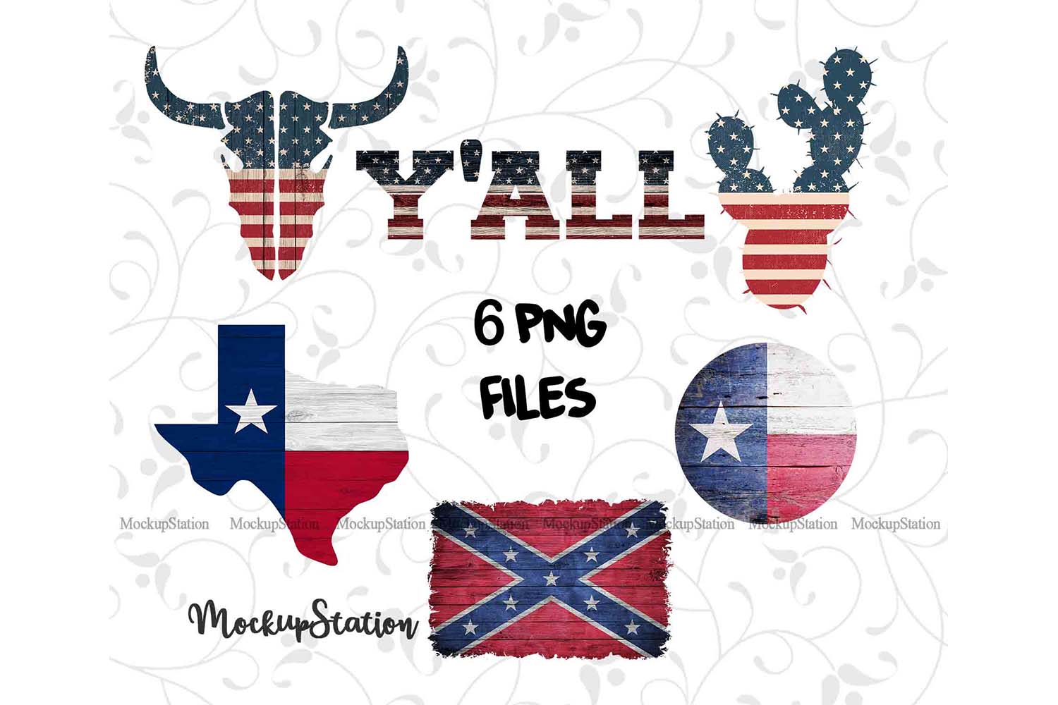 Download Texas Sublimation PNG Bundle, 4th of July Patriotic Design
