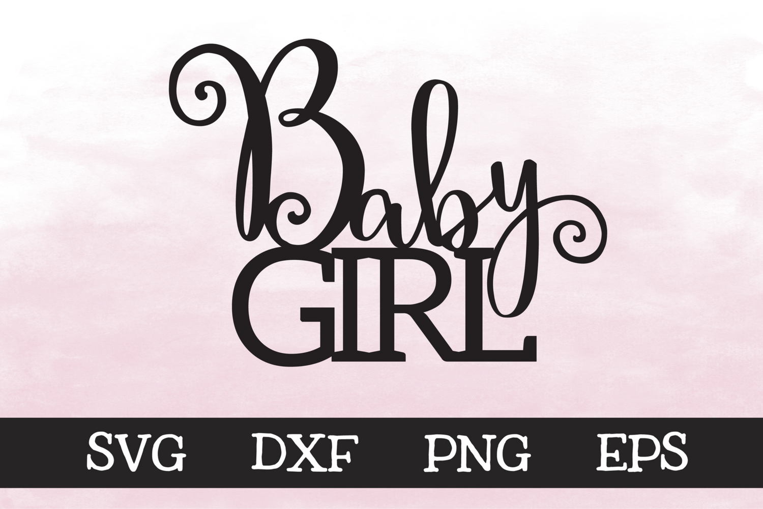 Baby Girl - SVG - Cake Topper Design (126917) | Paper Cutting | Design