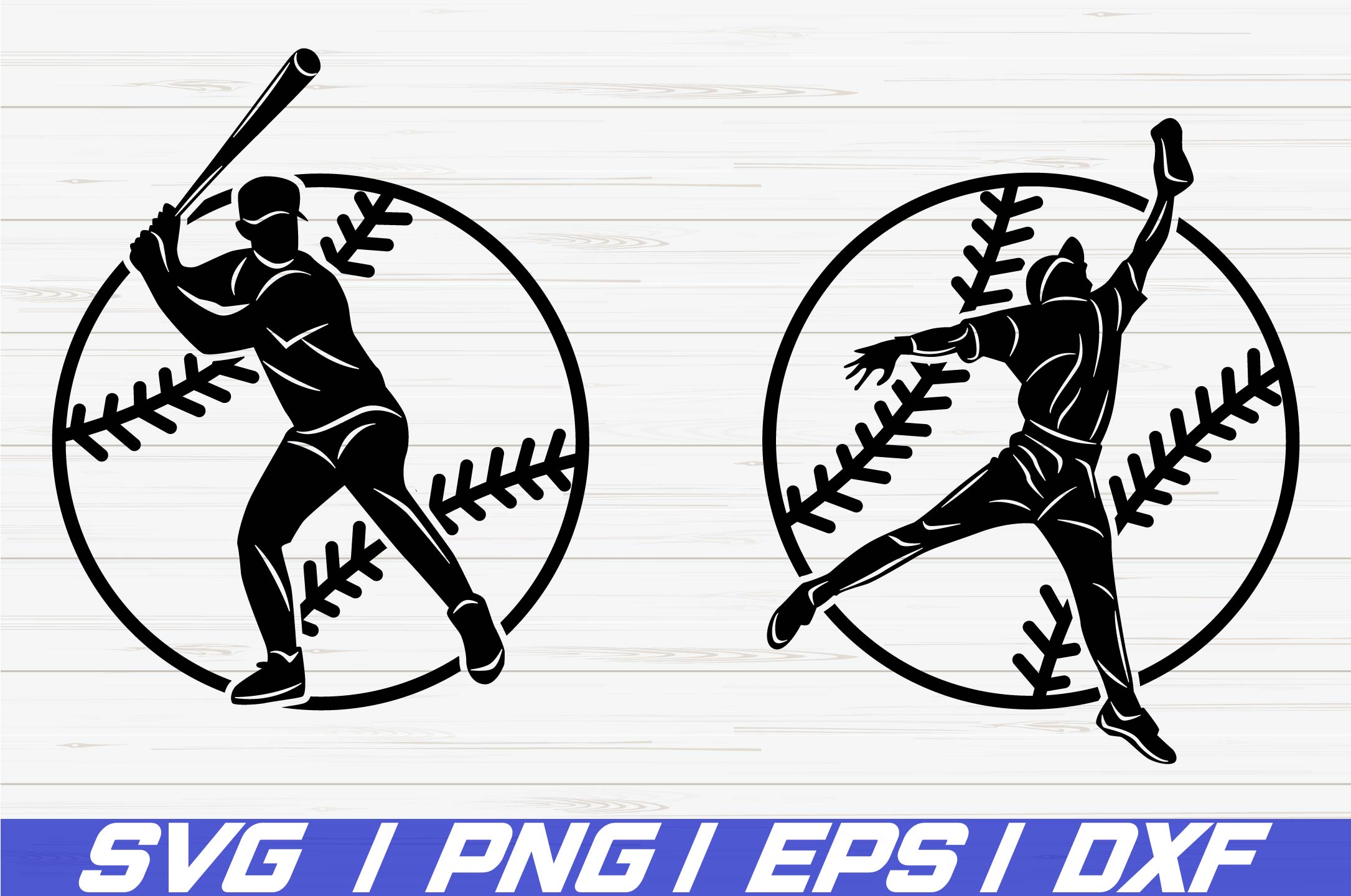 Download Baseball SVG / Cricut / Cut File / Baseball Player / DXF