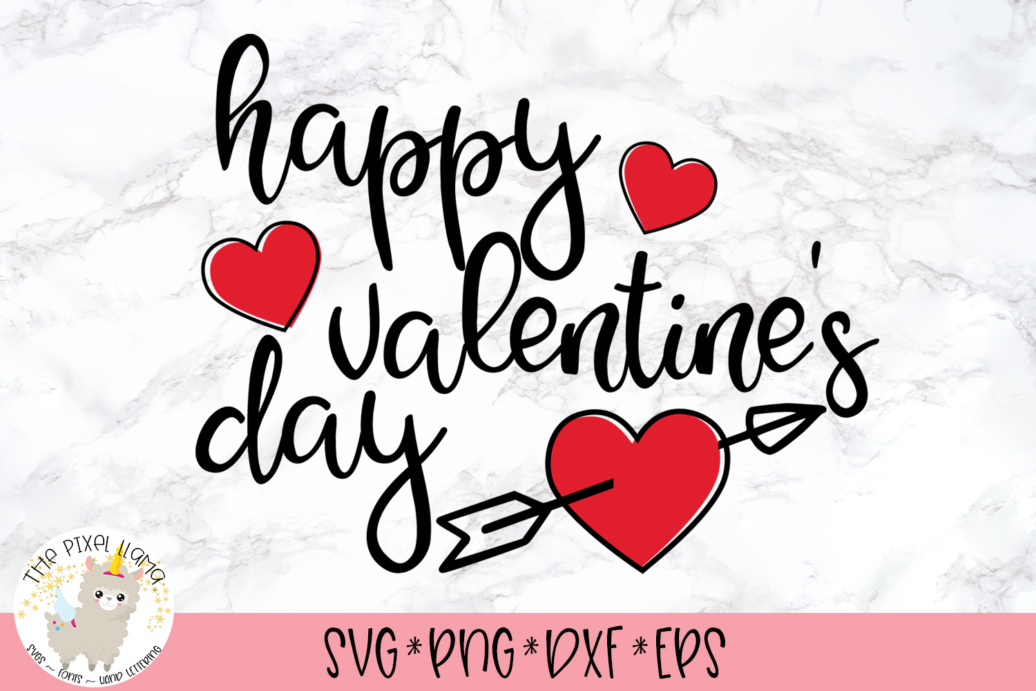 Happy Valentine's Day SVG Cut File