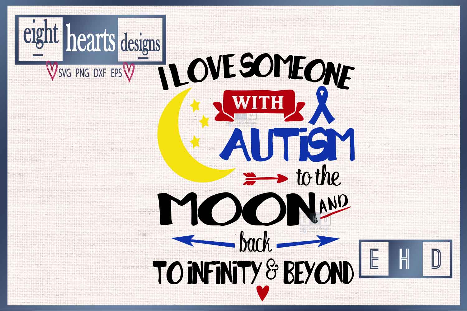 I Love someone with Autism - SVG DXF EPS Cut File (191187) | SVGs