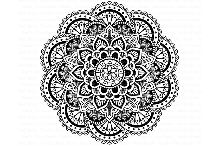 Free Free 327 Simple Flower Mandala Svg SVG PNG EPS DXF File