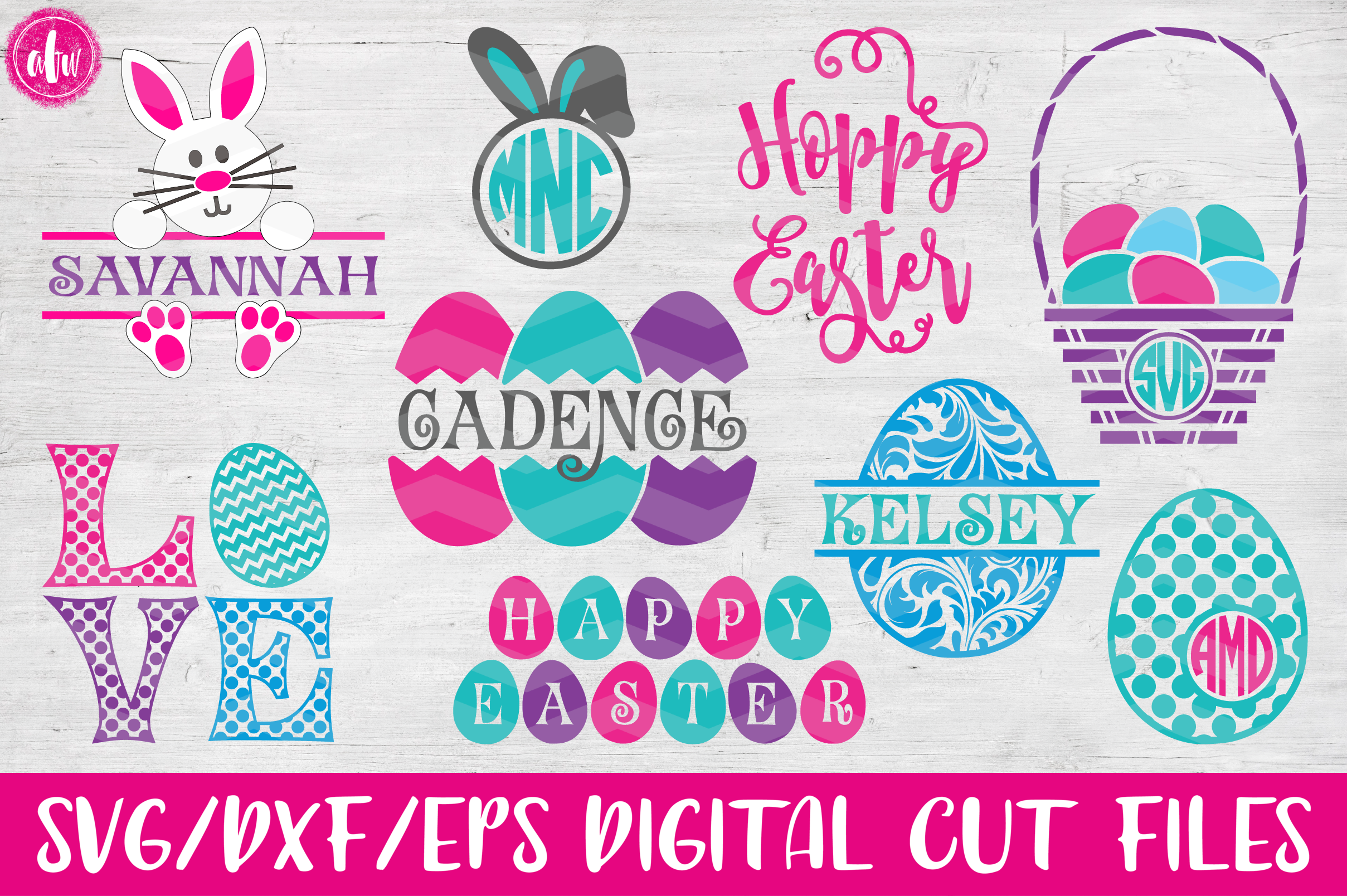 Download Easter Bundle Svg Dxf Eps Cut Files