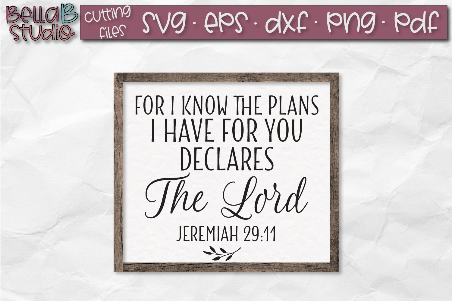 Download Jeremiah 29 SVG, For I know the plans I have for you SVG ...