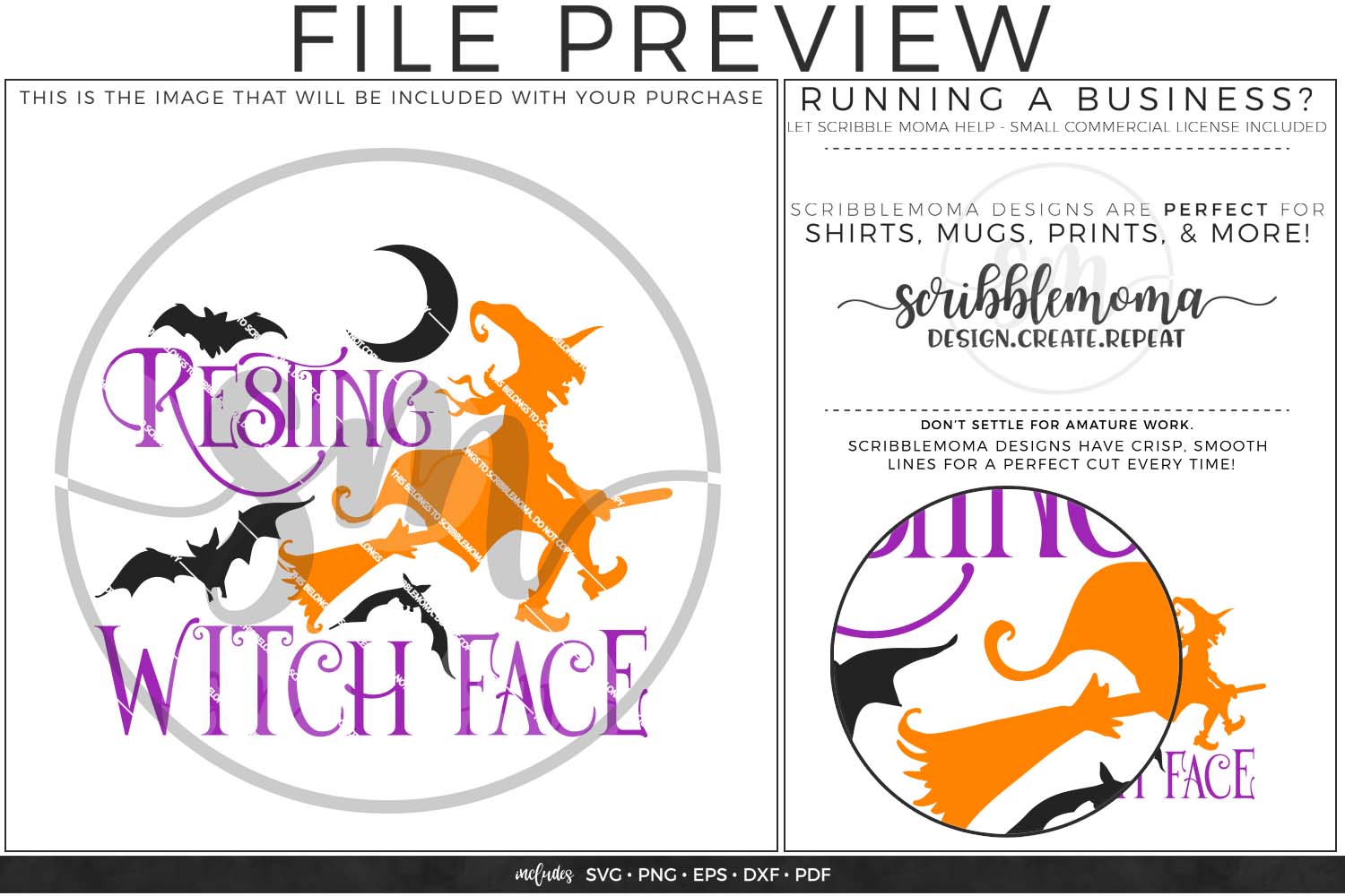 Resting Witch Face Halloween Svg 36930 Svgs Design Bundles