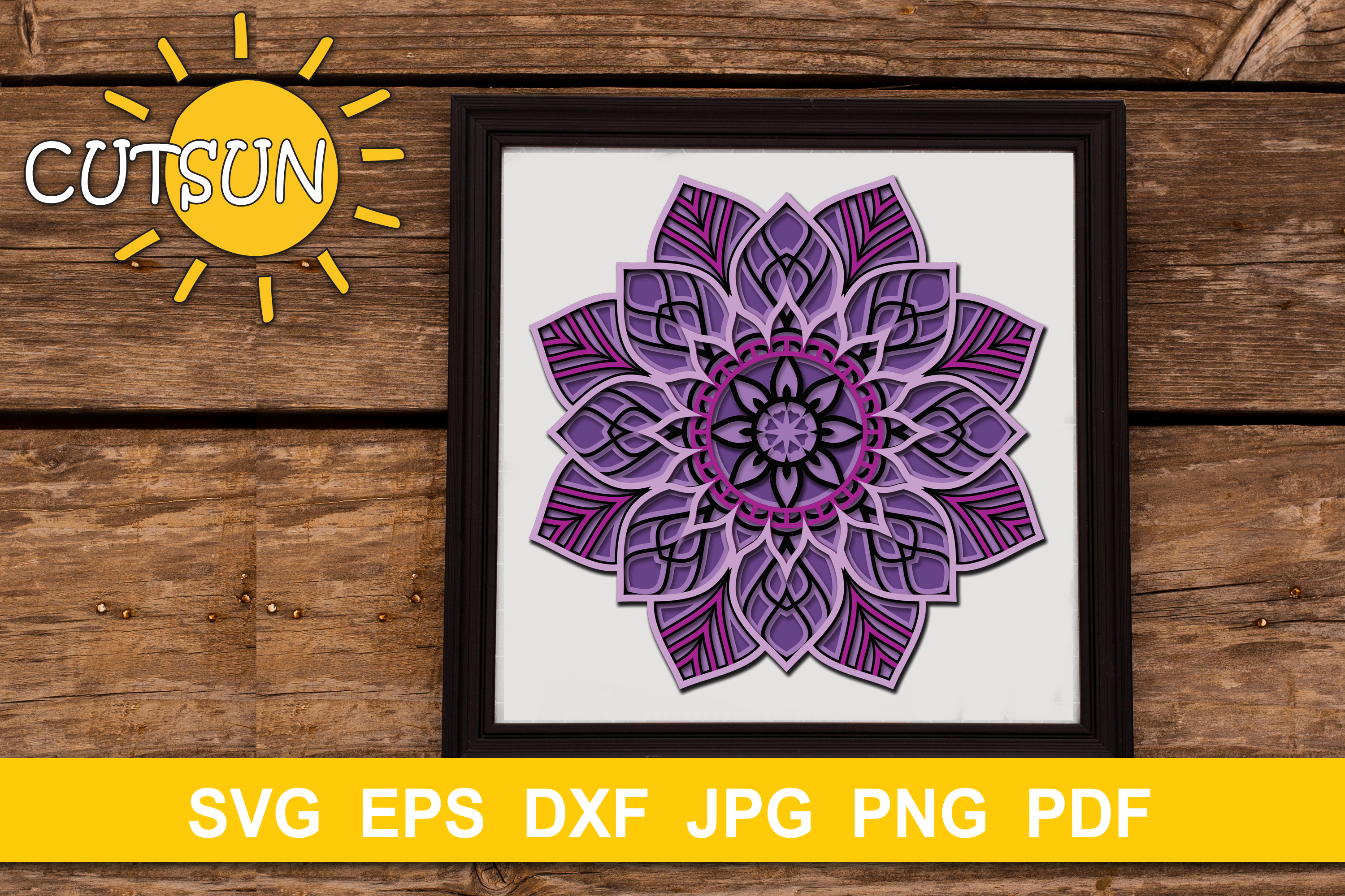 Free Free 88 Free 3D Layered Mandala Svg SVG PNG EPS DXF File