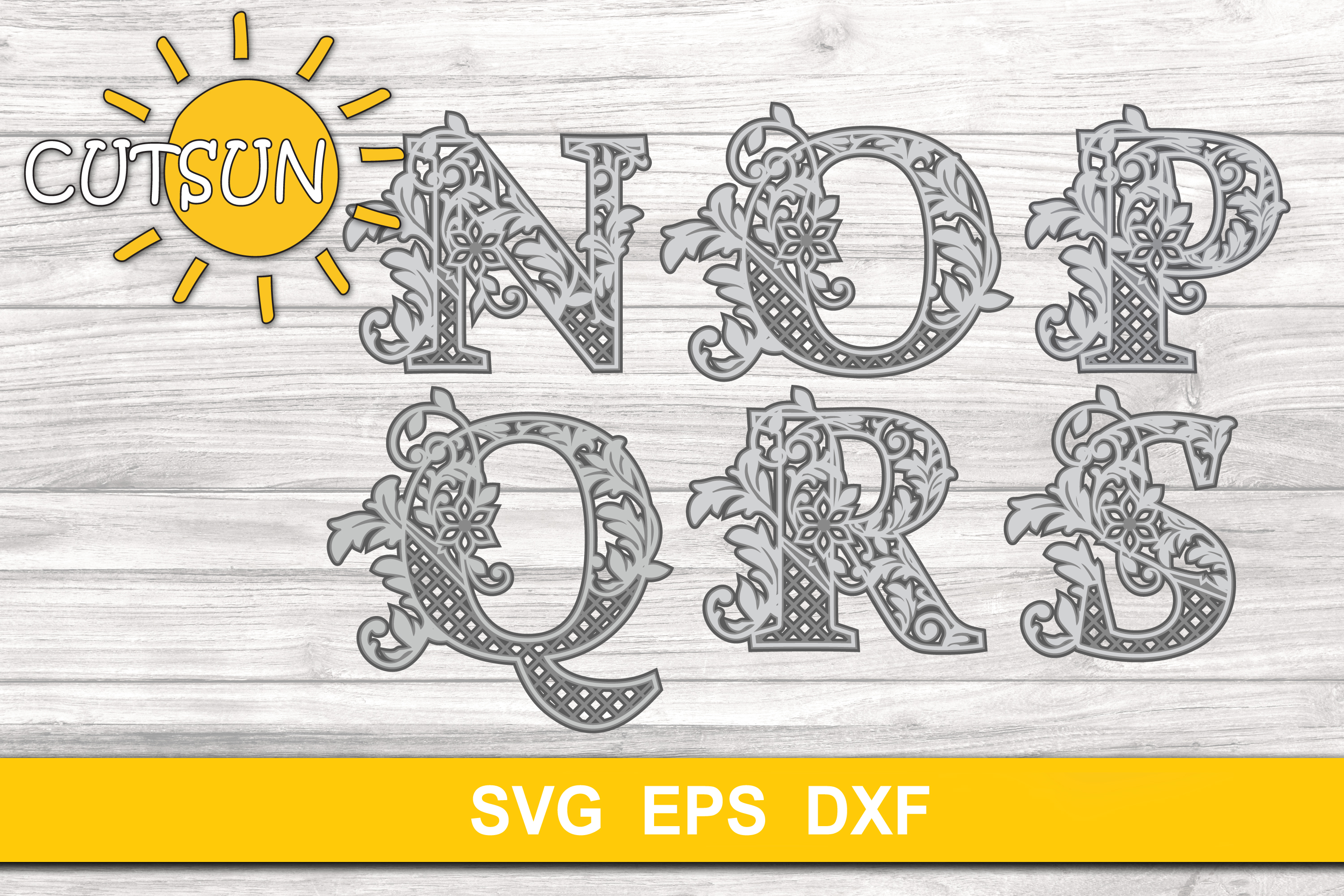 Free Free 240 Layered Mandala Letters SVG PNG EPS DXF File