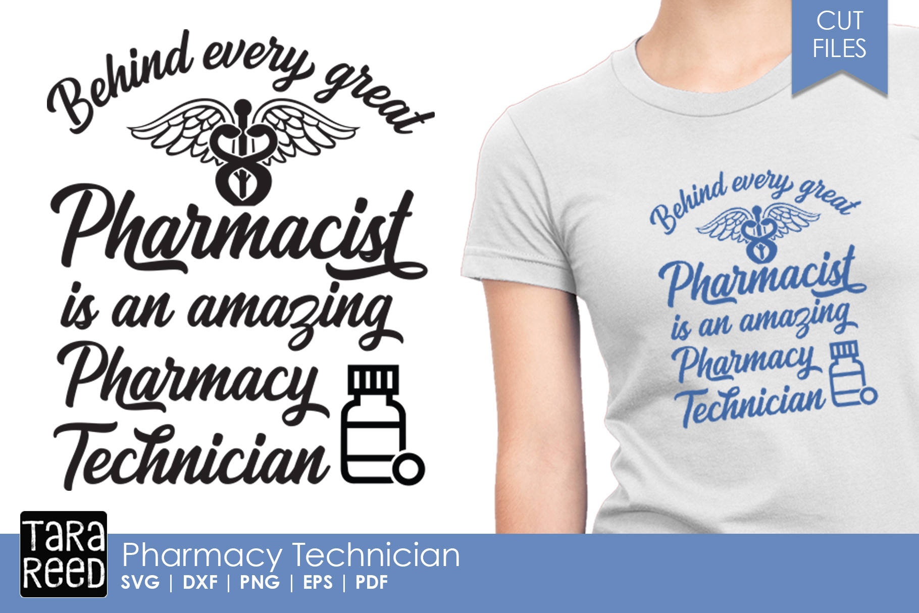 Pharmacy Technician SVG and Cut Files for Crafters