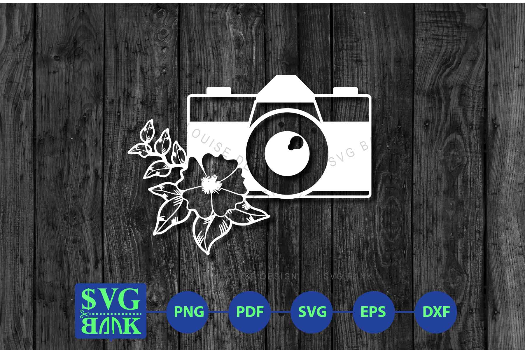 Camera Svg Mirrorless Camera With Flower Svg Photography S