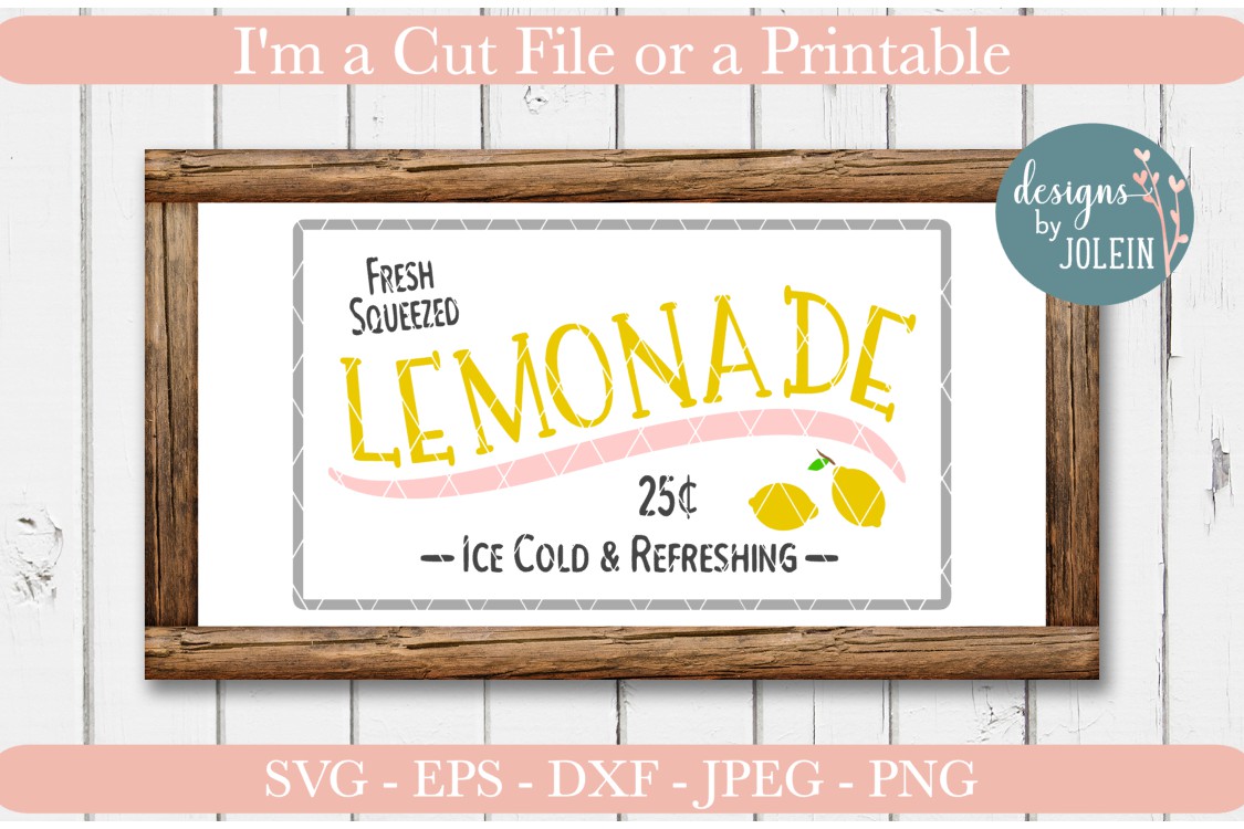 Download Fresh Squeezed Lemonade SVG, DXF, PNG