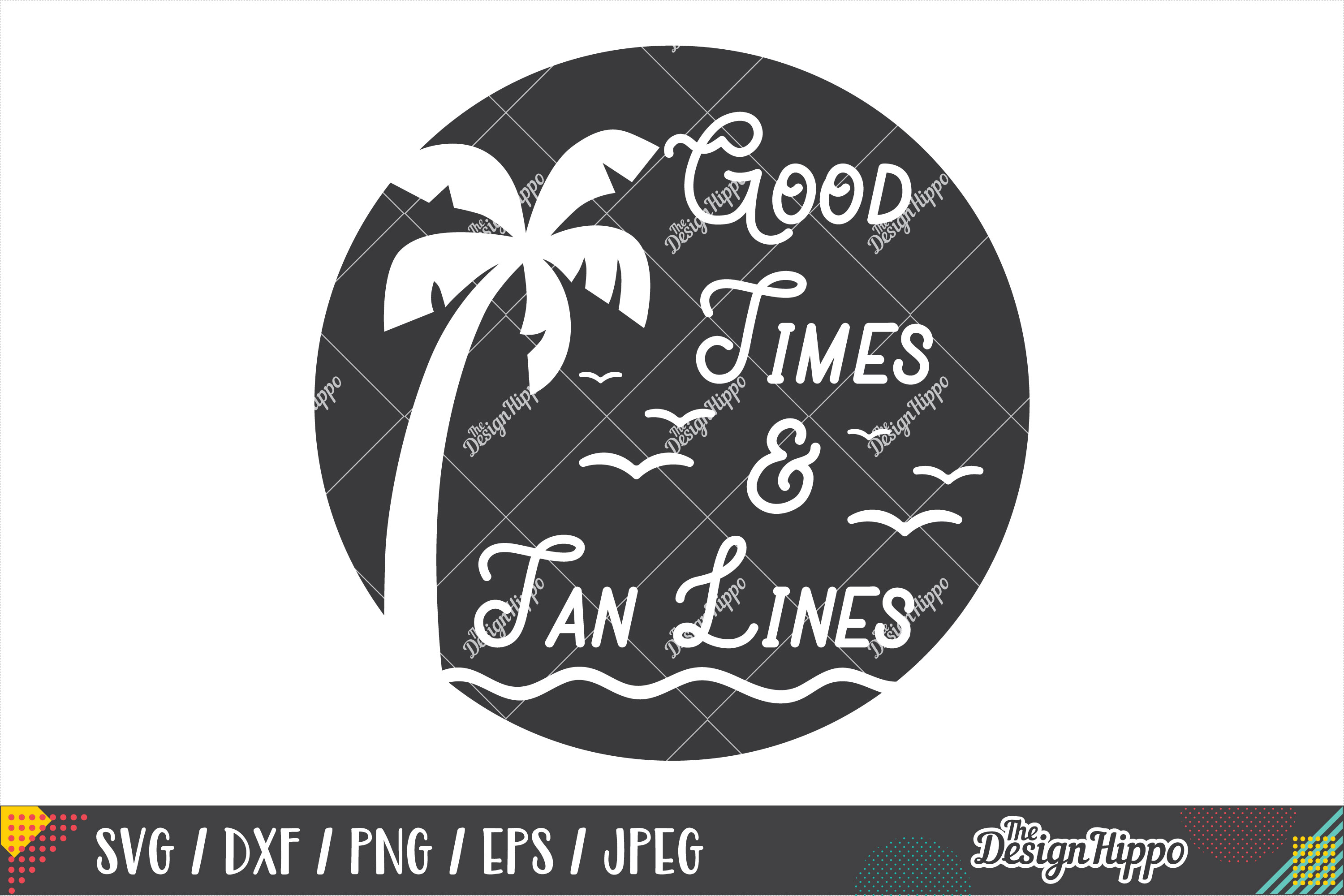 Download Summer Bundle of 4 SVG DXF PNG EPS Cutting Files, Vol. 1