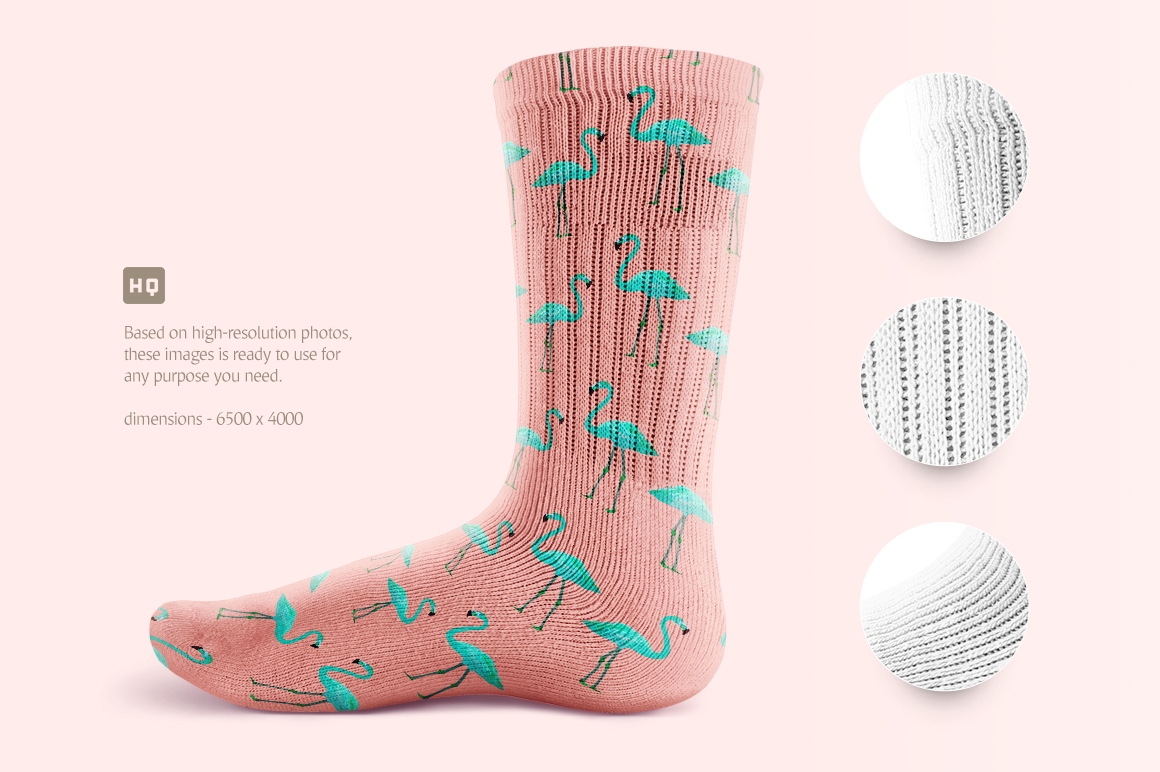 Download Socks Mockup (59225) | Clothing | Design Bundles