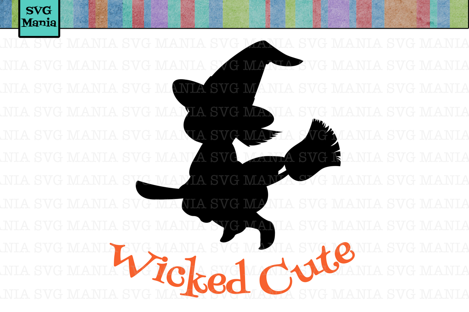 Download SVG File Wicked Cute Witch, Halloween Baby Bodysuit SVG ...