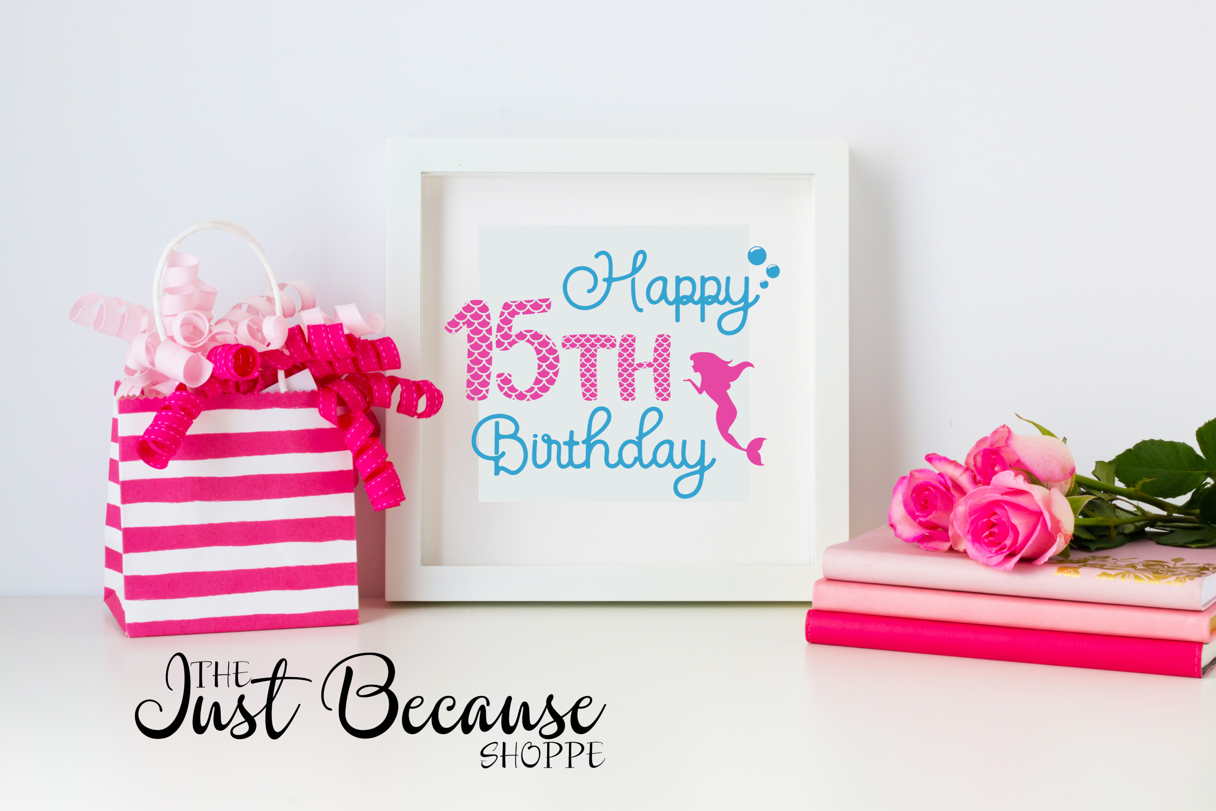 Download Happy 15th Birthday Mermaid, SVG Design -0452 (207223 ...