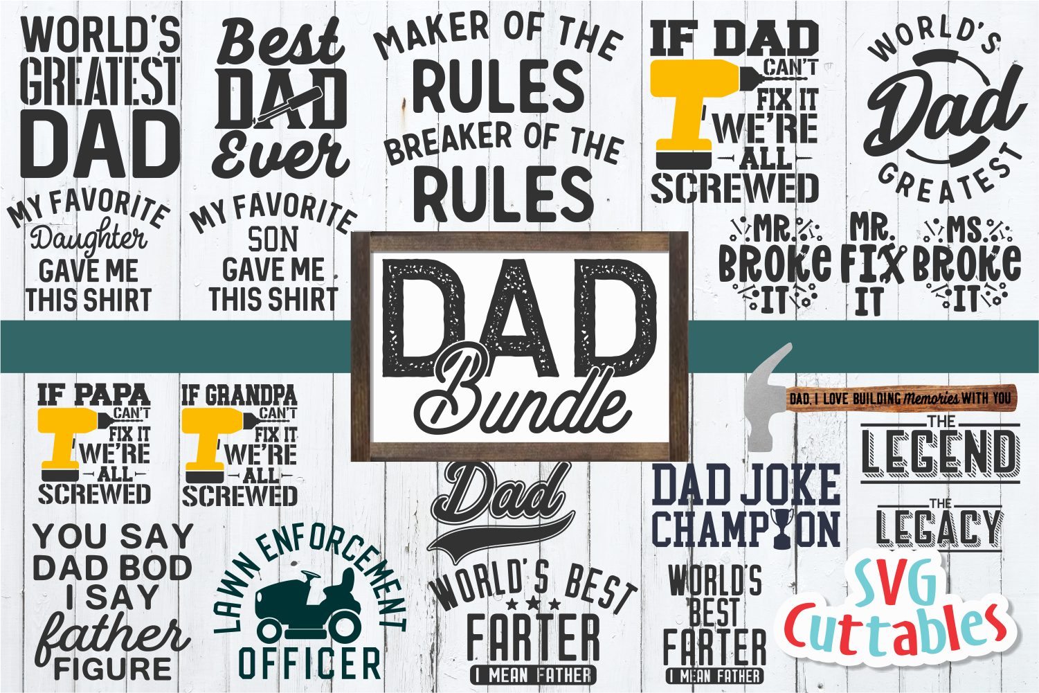 Download Dad Bundle | Father's Day | SVG Cut File