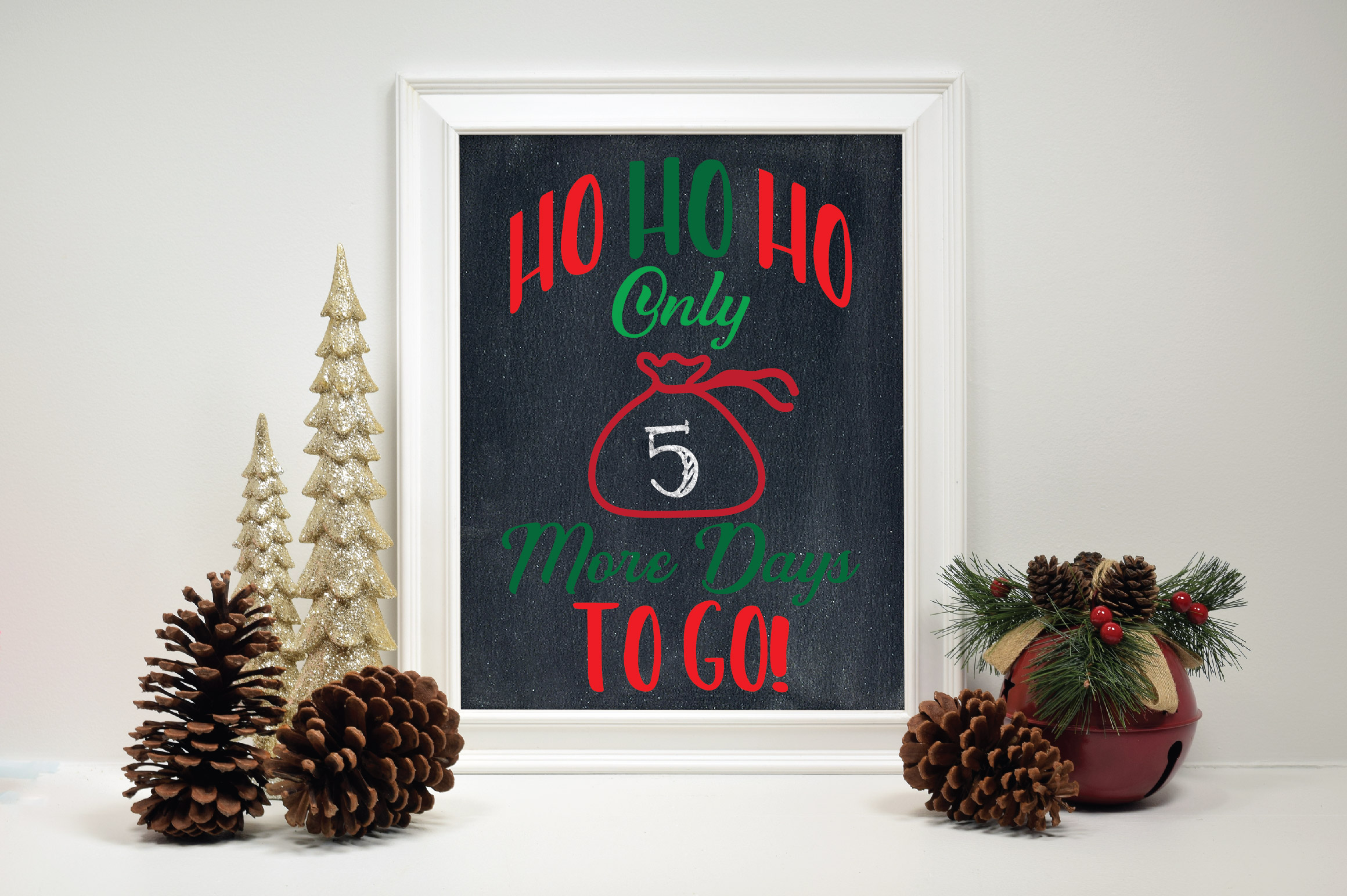 Download Christmas Countdown SVG Cut File - HO HO HO SVG (156719 ...