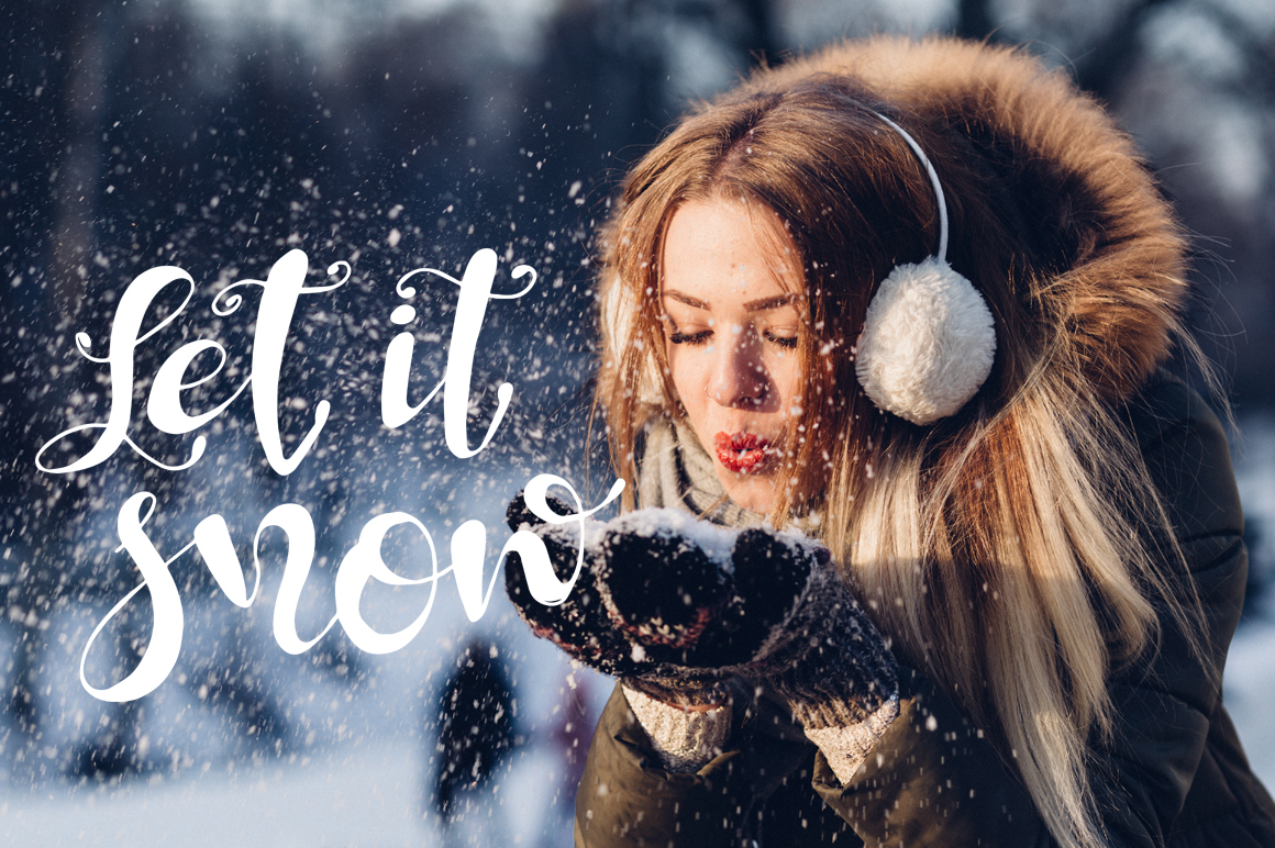Christmas quotes. Hand lettering DIY (42156) | Illustrations | Design Bundles