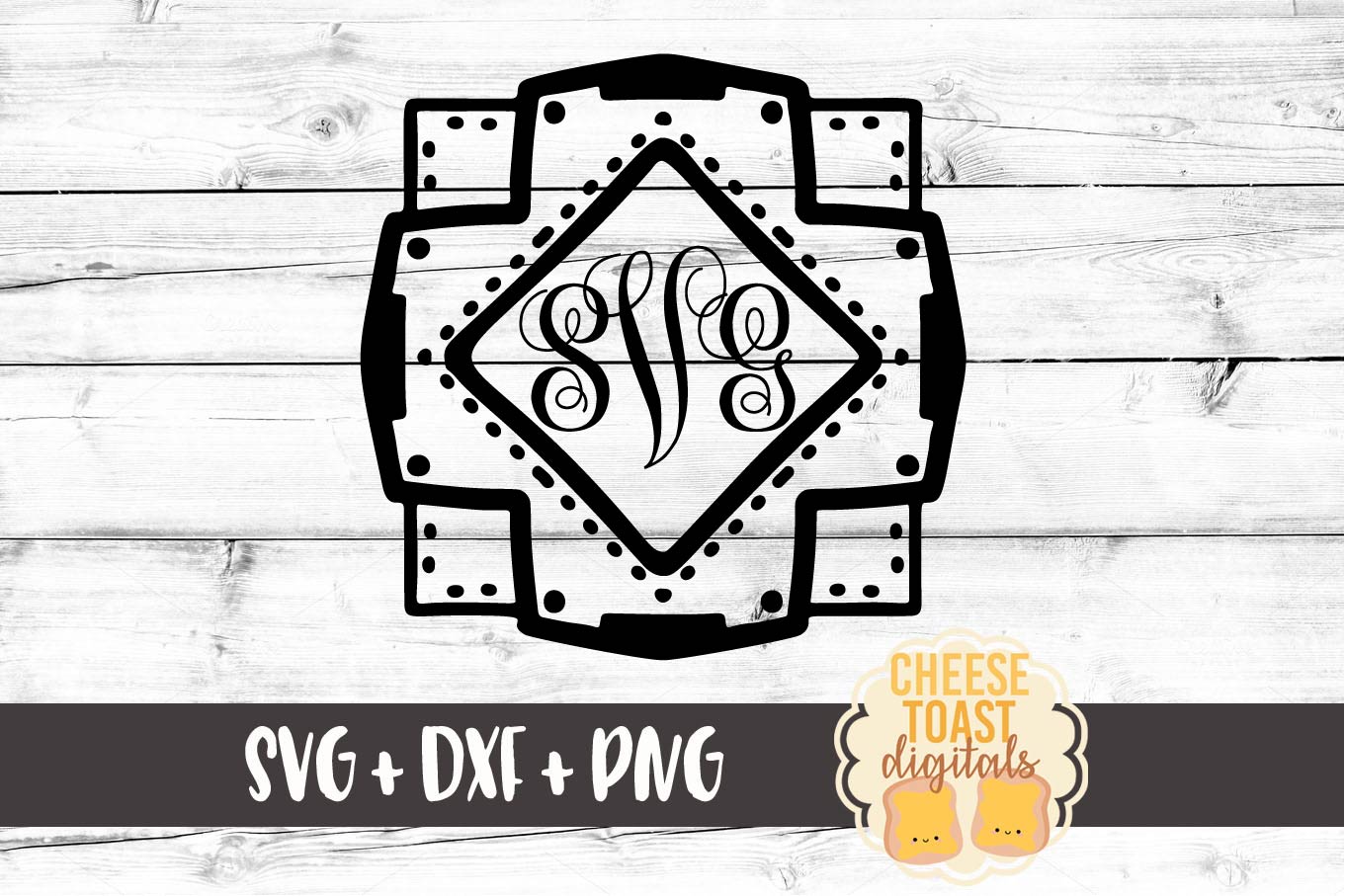 Download Aztec Square Monogram Frame - Monogram SVG File