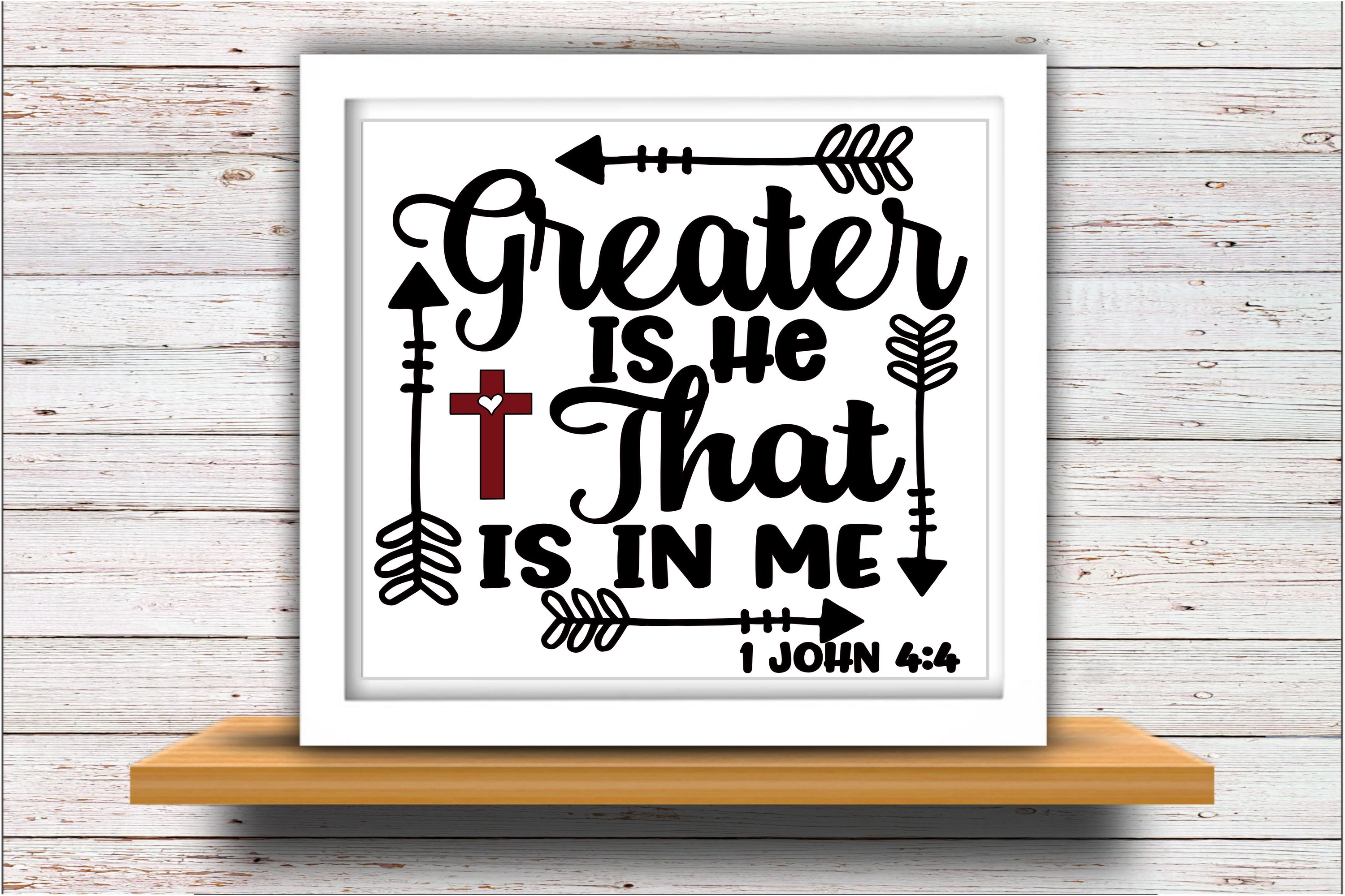 Download Faith svg DXF JPEG Silhouette Cameo Cricut Greater is He