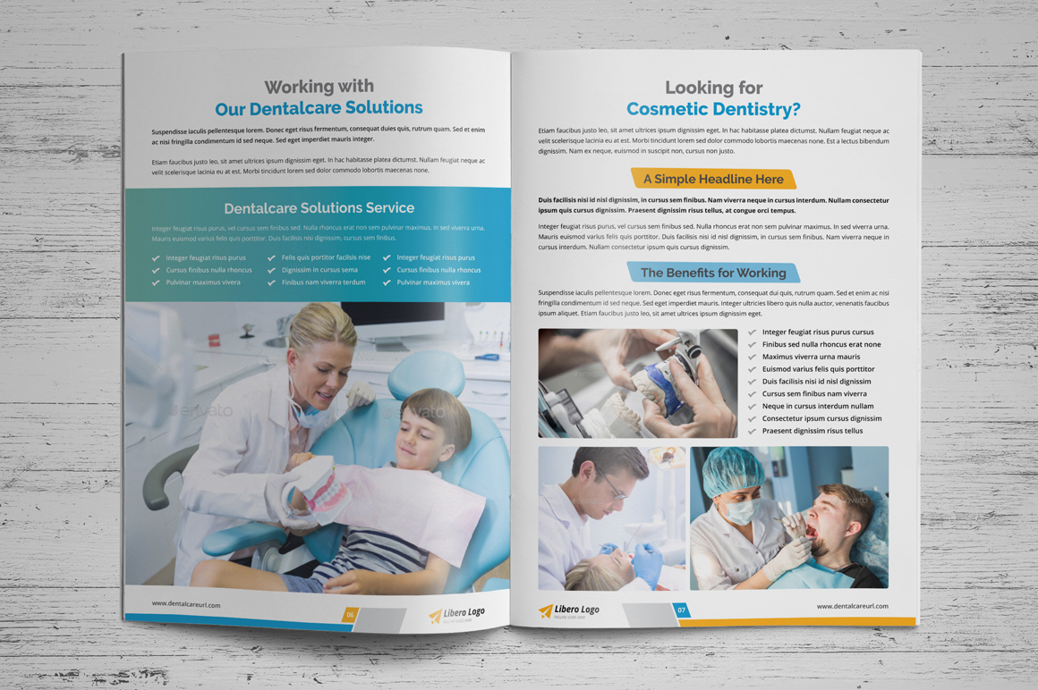 Dental Medicare Brochure v1 (160736) | Brochures | Design Bundles