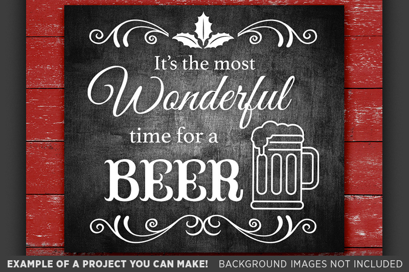 Download Its The Most Wonderful Time For A Beer Sign SVG ...
