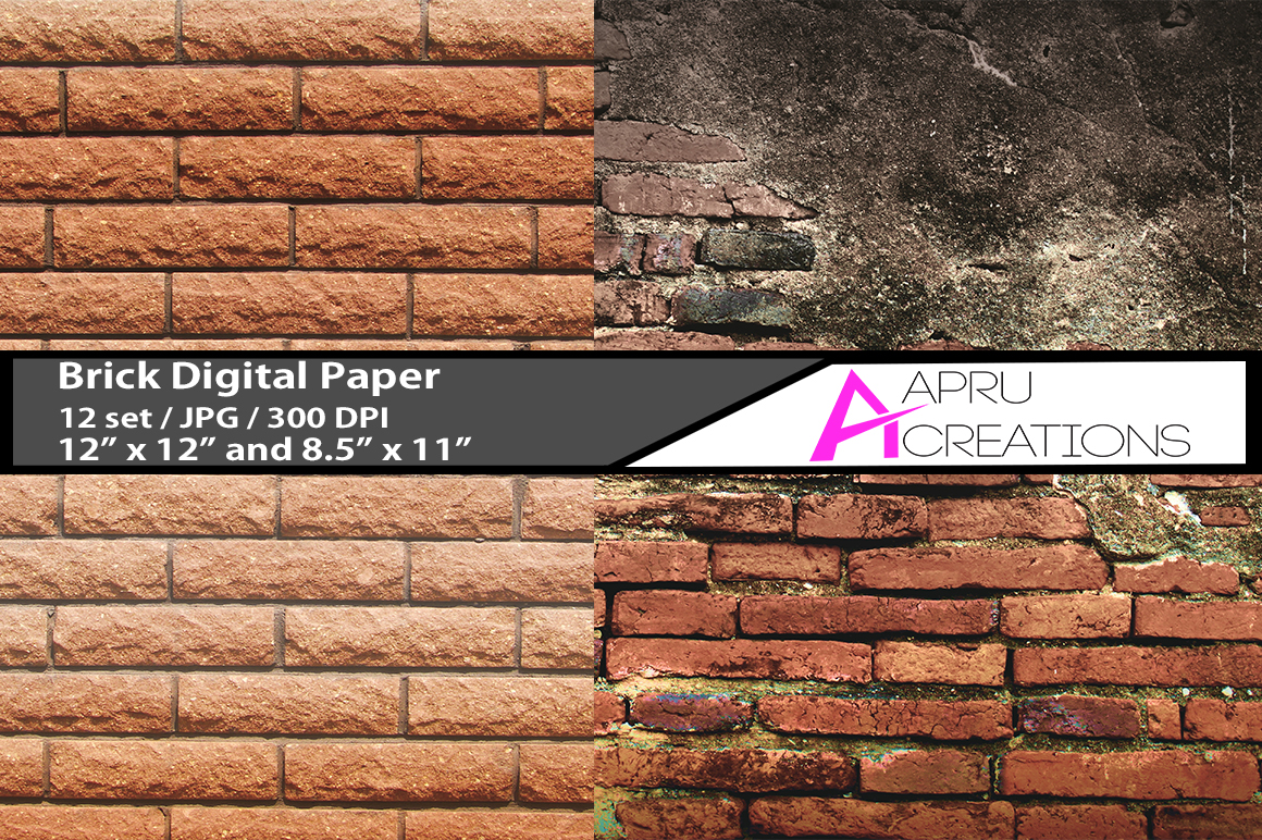 bricks pattern, brick digital papers, brick design pattern, digital