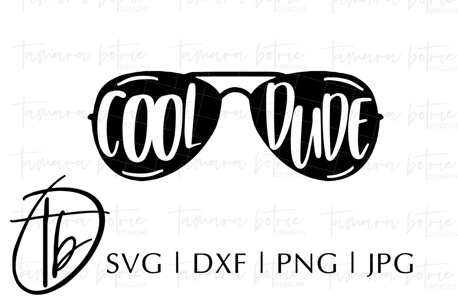 Cool Dude SVG, Dude SVG, Sunglasses SVG, Aviator Glasses SVG