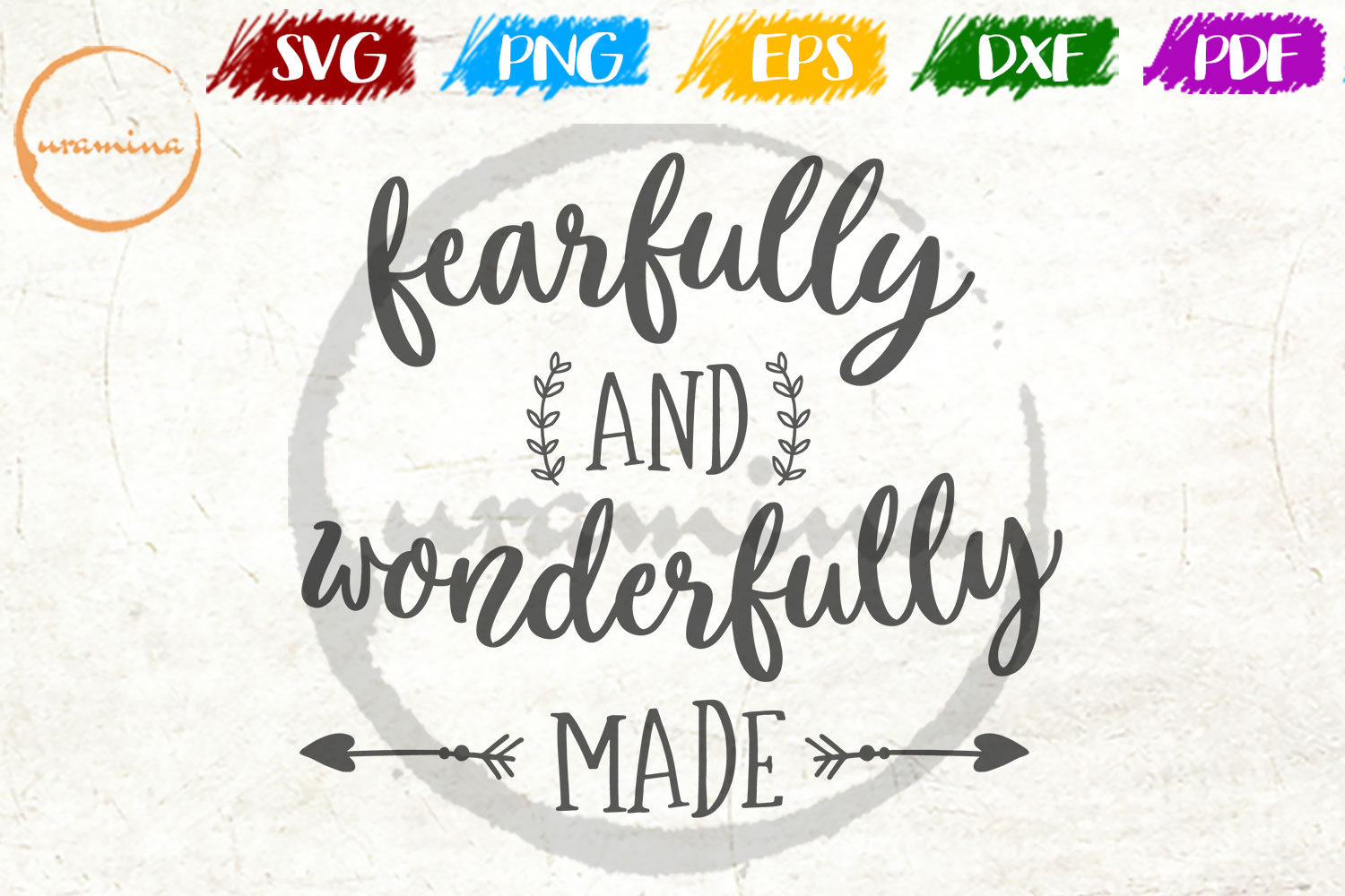 Fearfully And Wonderfully Made Kids Room Decor SVG PDF PNG