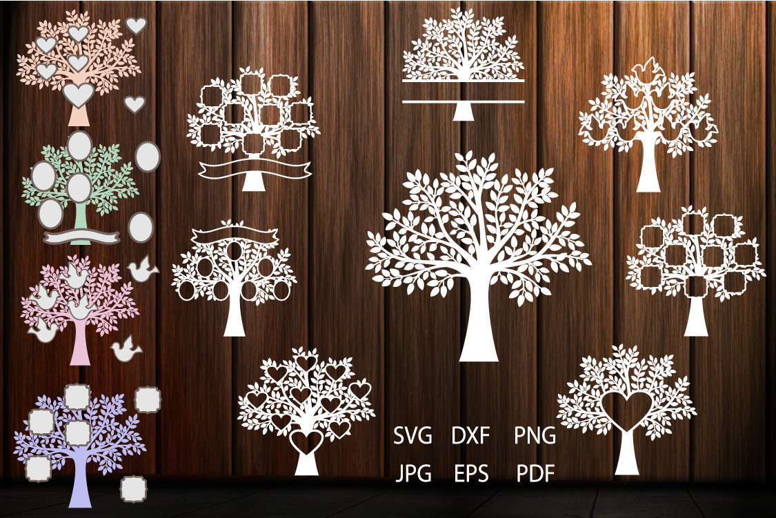 Family Tree SVG, Trees, Tree Cut File, Tree SVG For ...