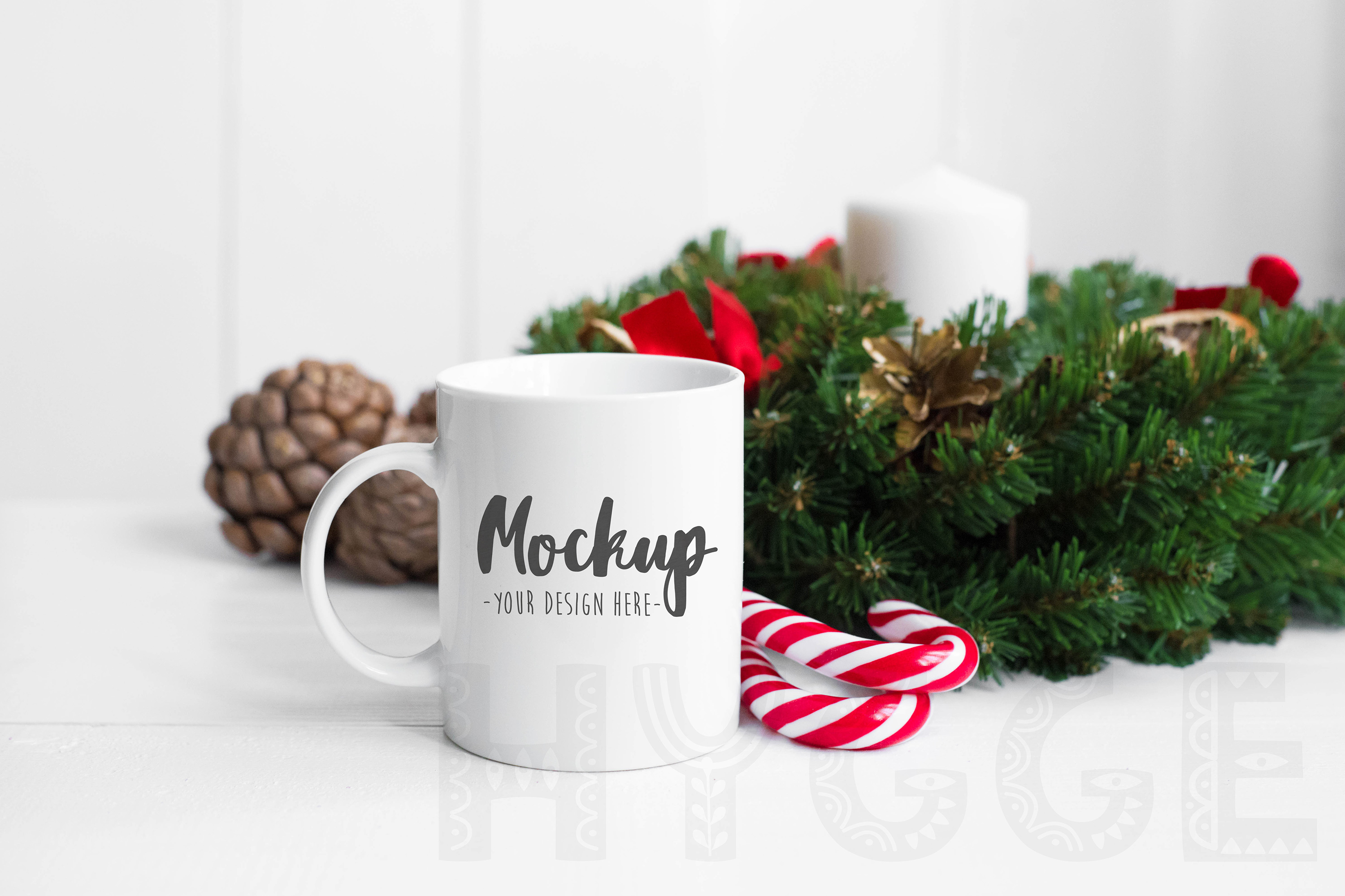 Download Christmas Mug Mockup Cup Mockup White Christmas Winter Mock