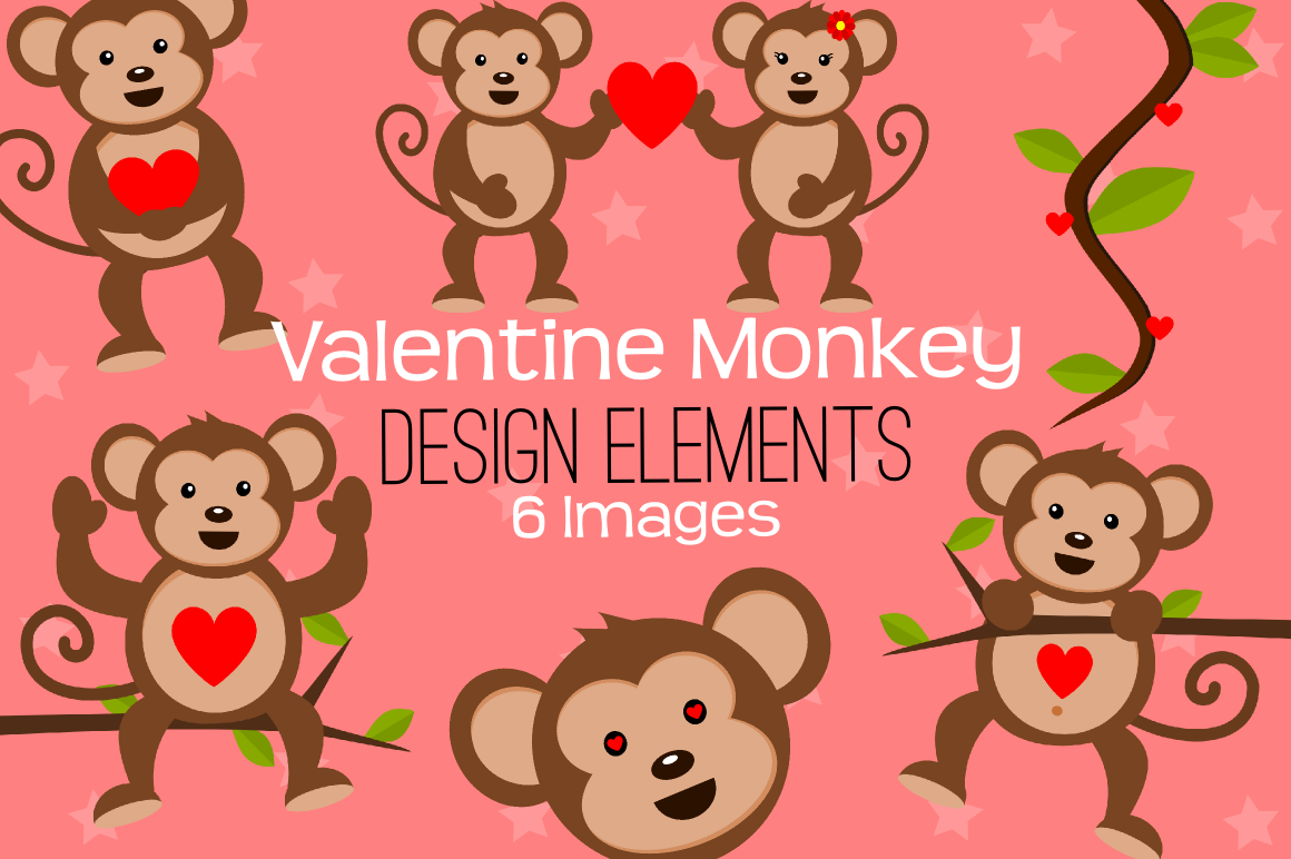 hallmark valentine monkey