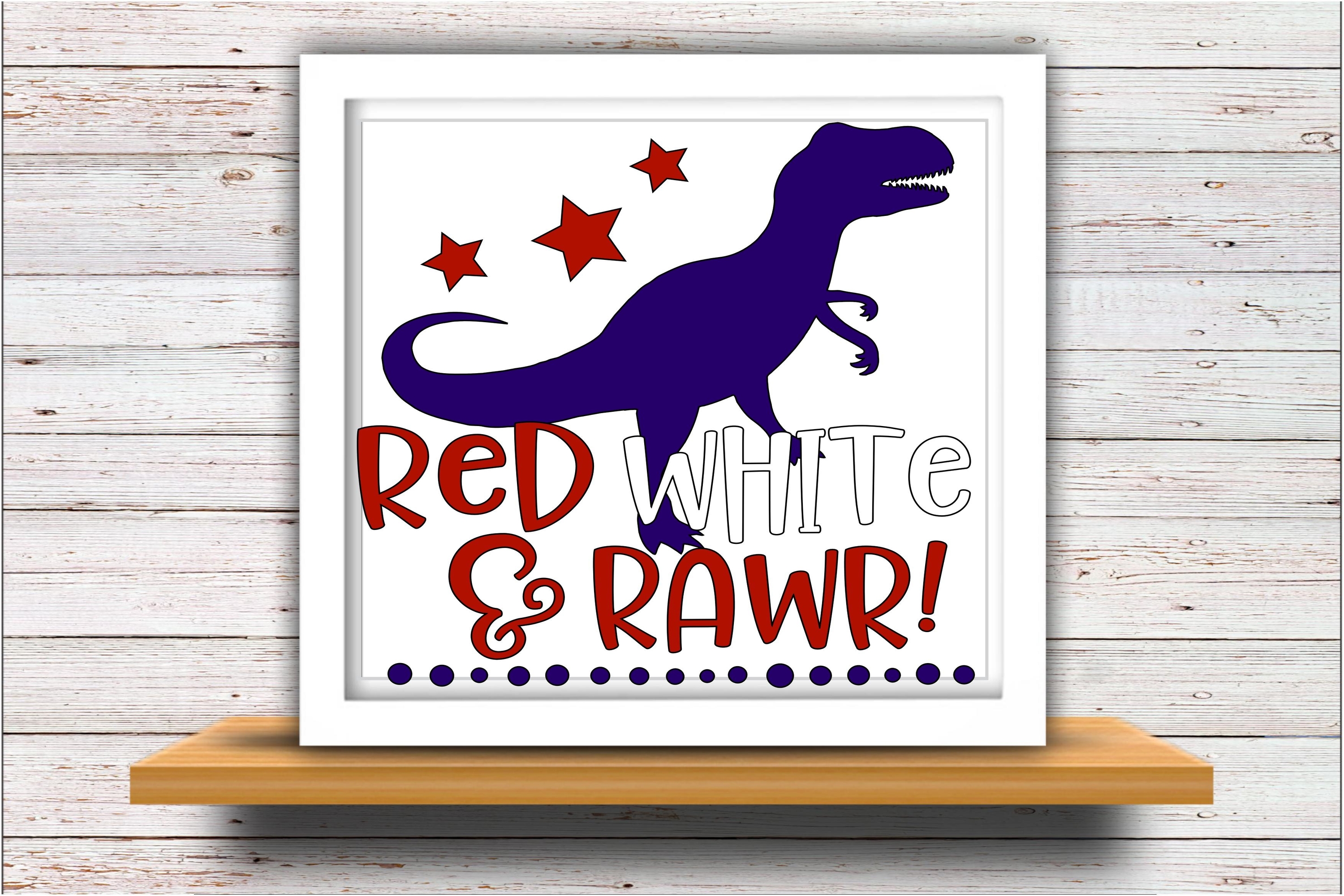 July svg SVG DXF JPEG Silhouette Cameo Cricut July fourth svg iron on dinosaur svg Red white ...