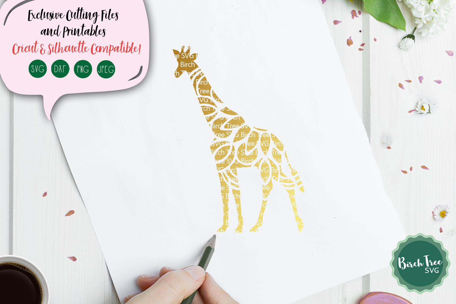 Download Giraffe Mandala Svg, Giraffe Svg Cut File, Giraffe Clipart