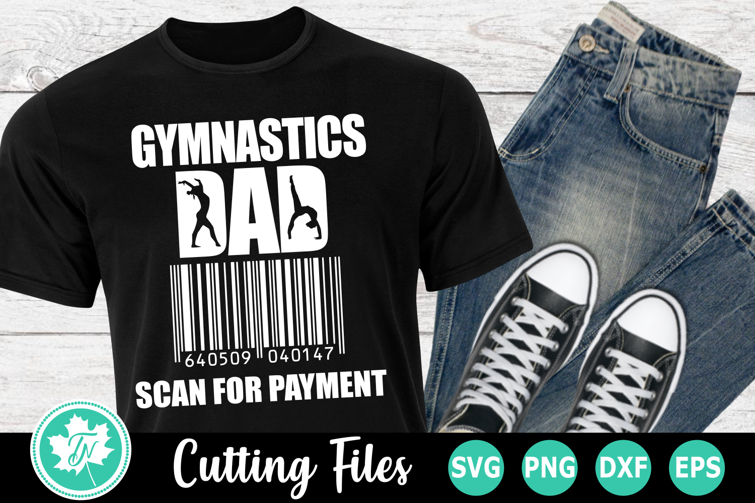 Download Gymnastics Dad Scan for Payment - A Sports SVG Cut File