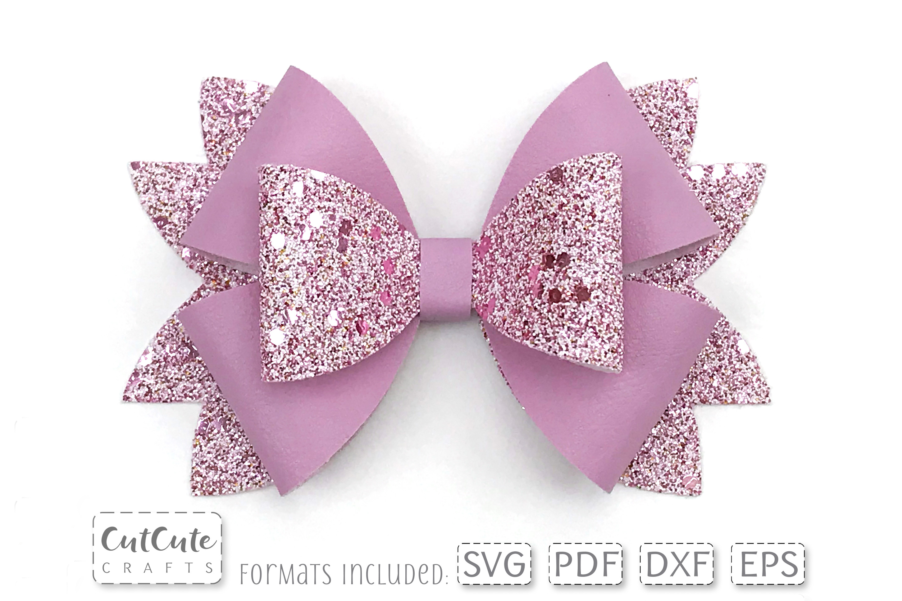 Cardstock Large Hair Bow Template Printable