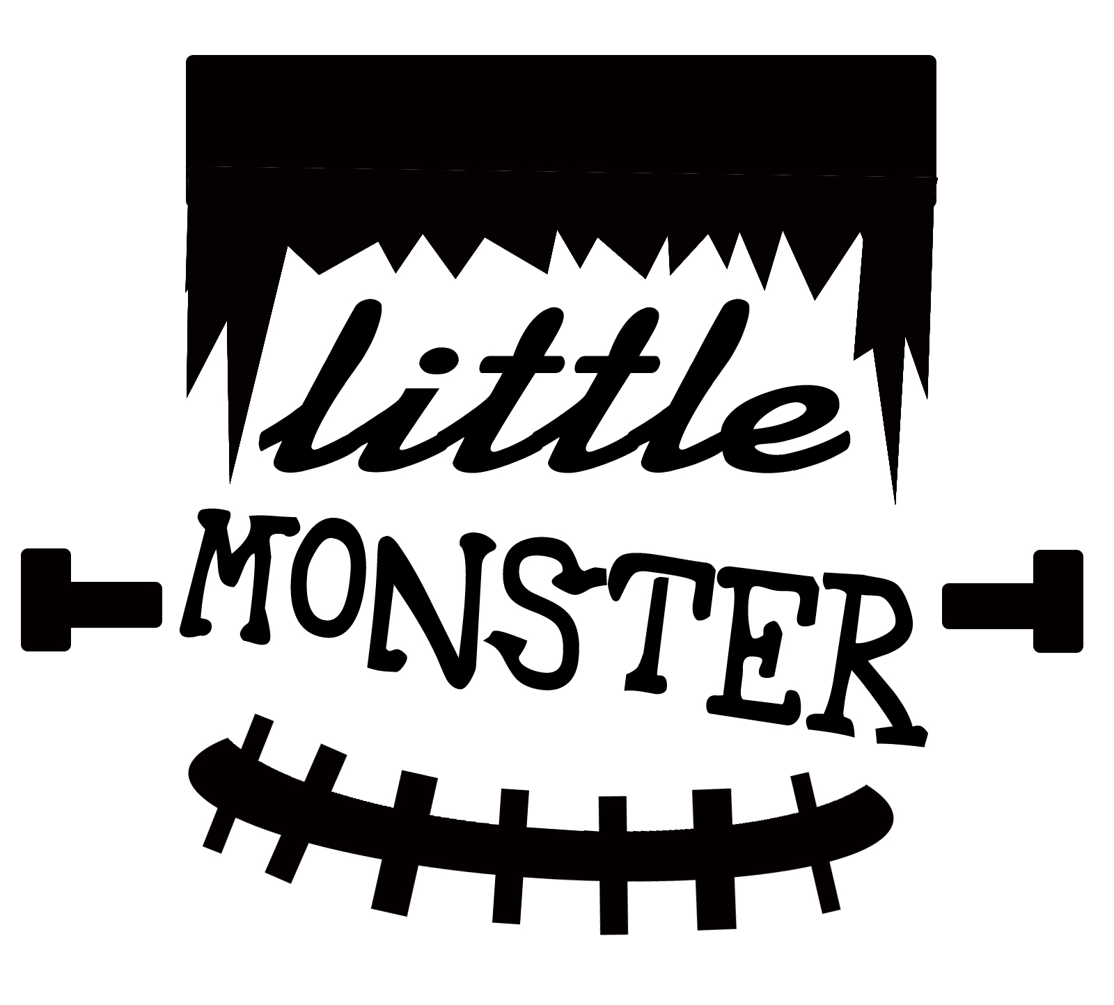 Halloween Little Monster SVG Cutting File for the Cricut