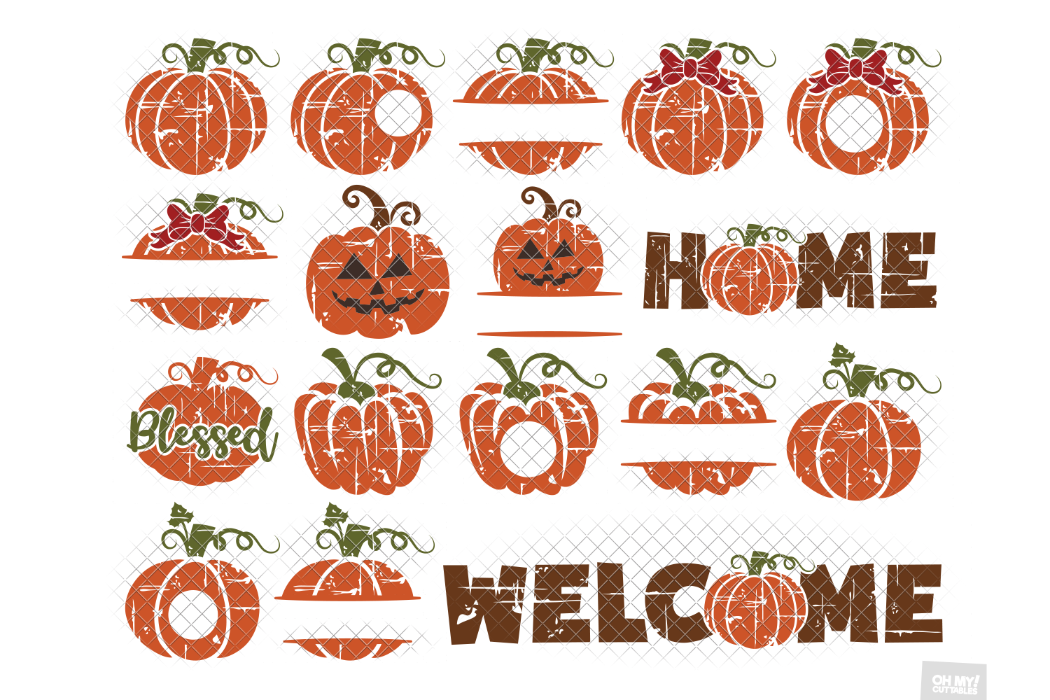 Download Distressed Pumpkin SVG in SVG, DXF, PNG, EPS, JPEG