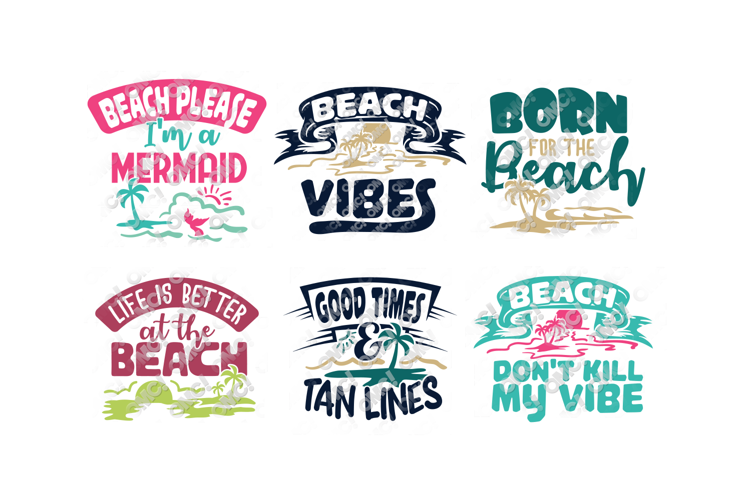 Download Beach SVG Files Vol. 2 Theme in SVG, DXF, PNG, EPS, JPG ...