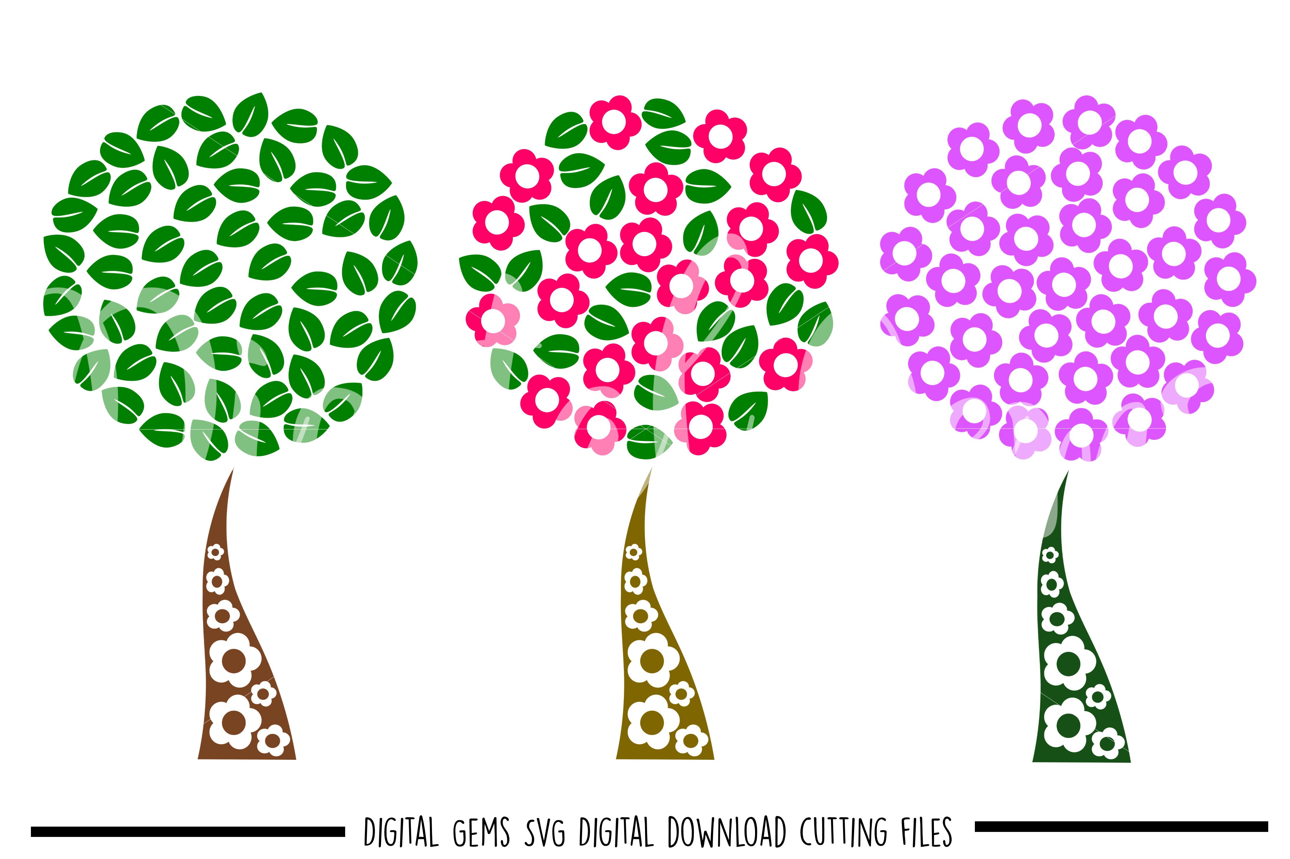 Free tree svg cut file