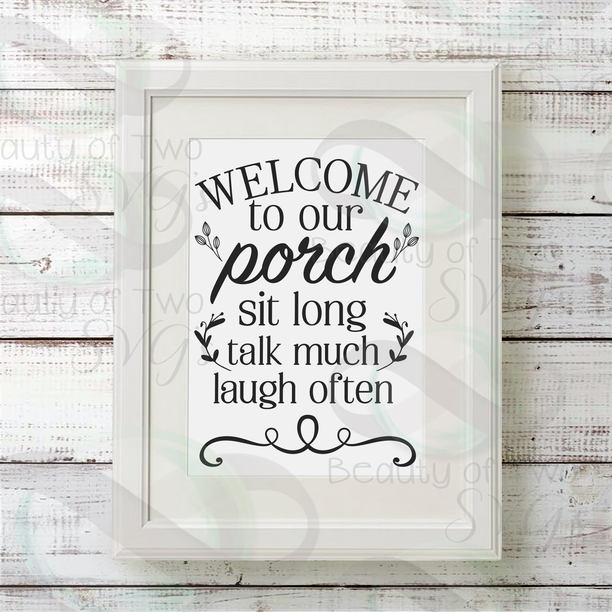 Download Welcome to our porch sign svg, Summer Farmhouse svg and png,
