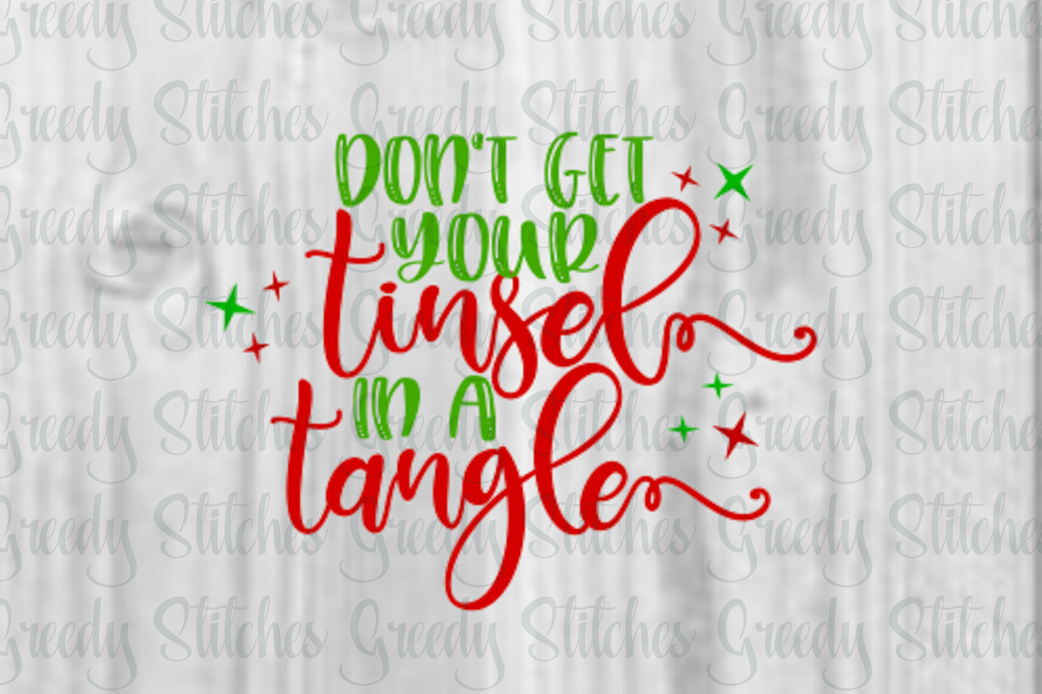 Don T Get Your Tinsel In A Tangle Meaning