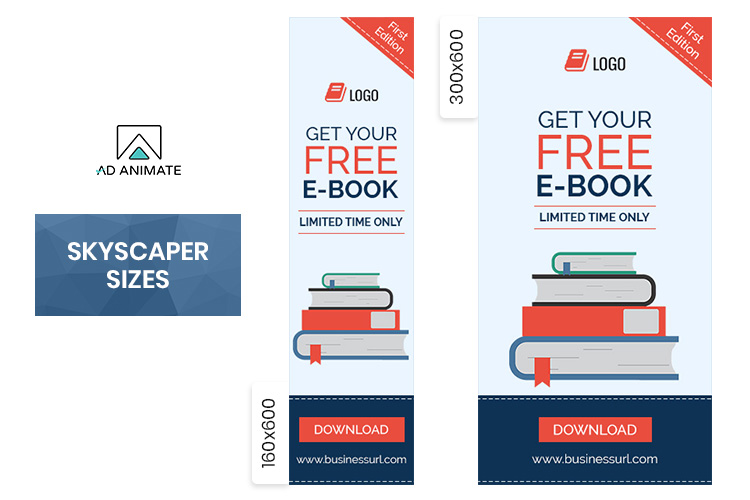 E-book Animated Ad Banner Template