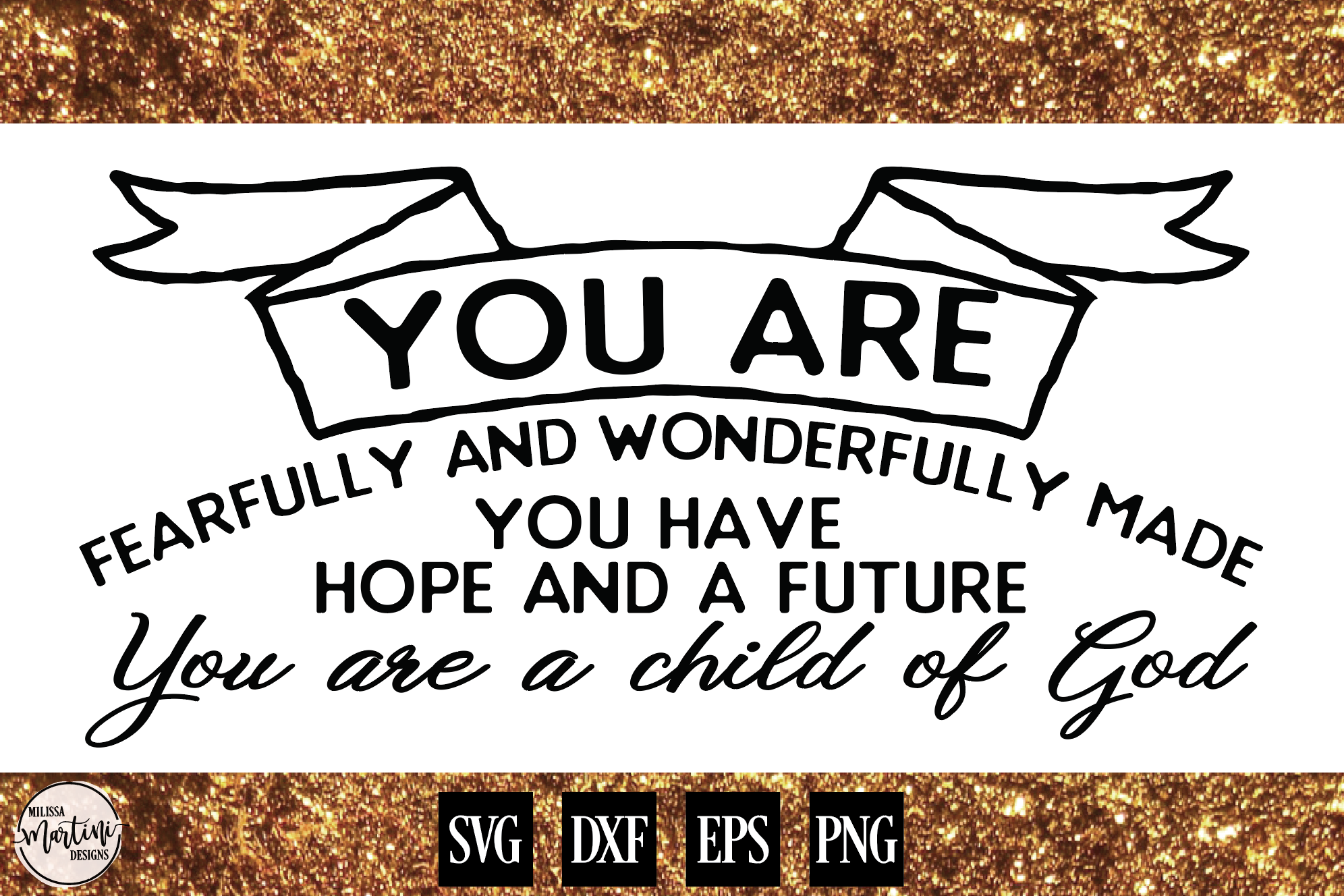 You Are Fearfully And Wonderfully Made (47294) | SVGs | Design Bundles