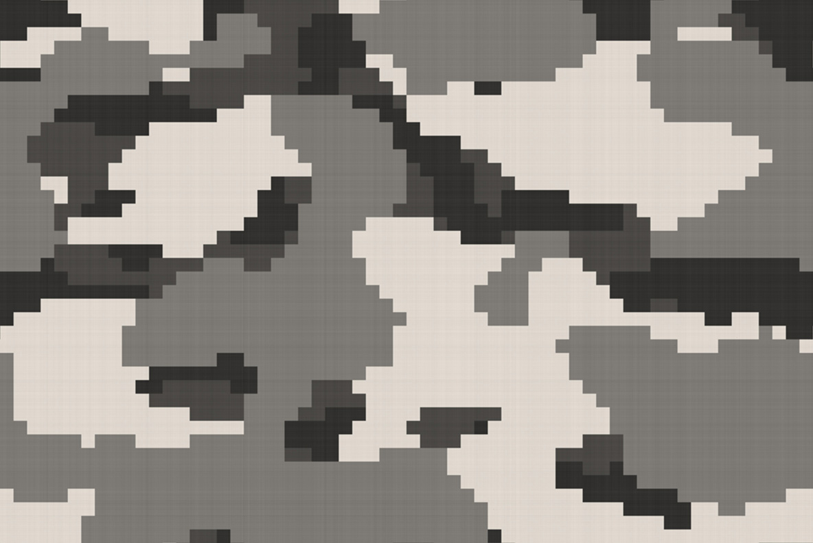 Pixel camouflage textures