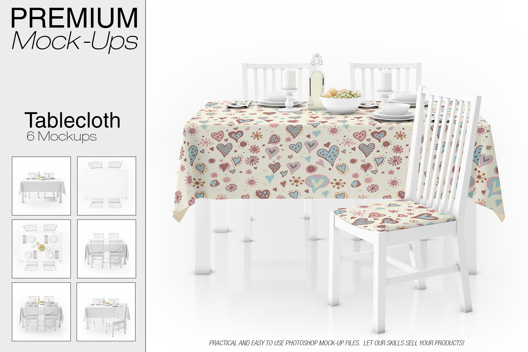 Download Tablecloth Mockup Set