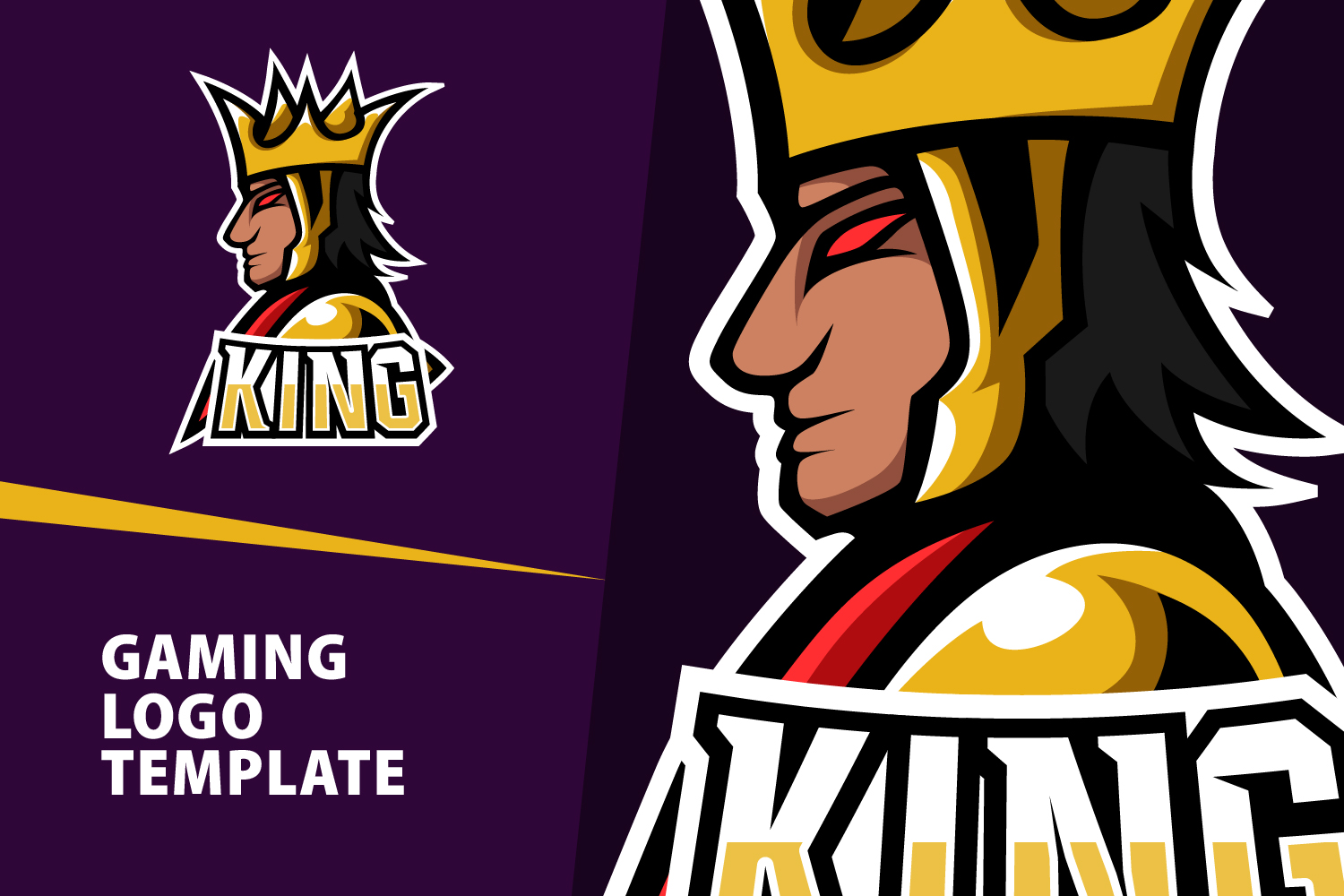 King Gaming Logo Template