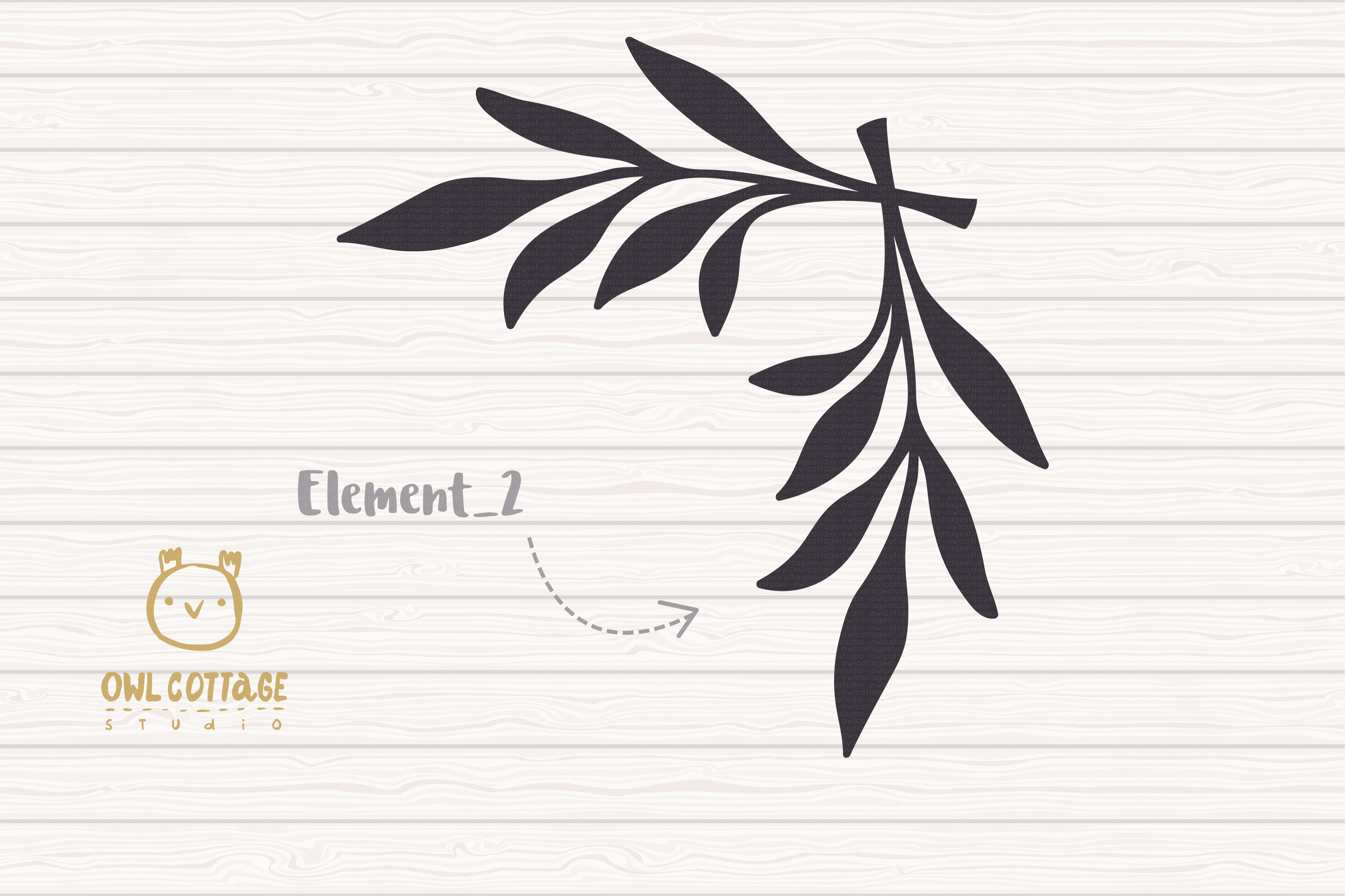 Download Laurel leaf Border SVG, Laurel leaf Corner svg, Wedding ...