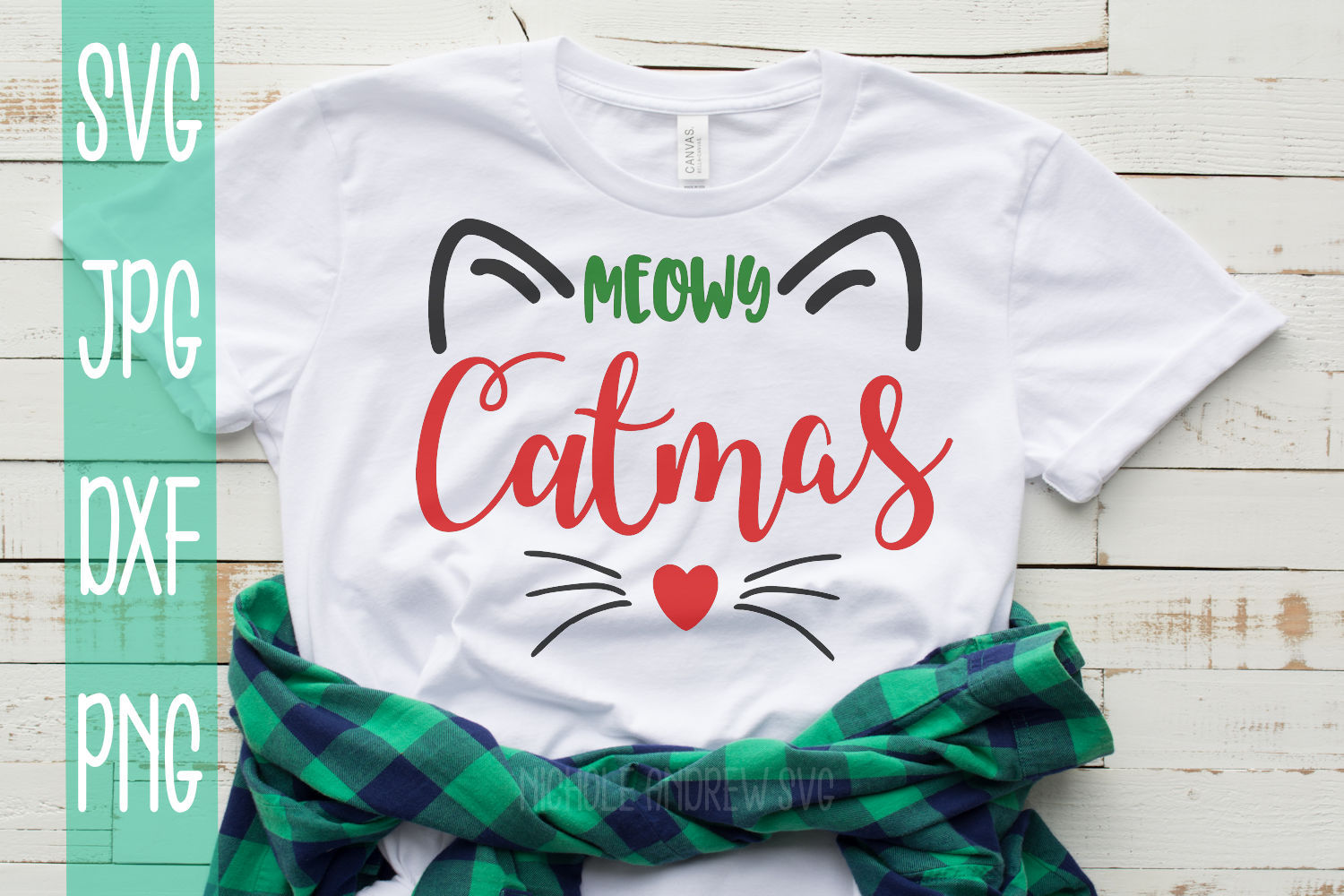 Download Meowy Catmas, Christmas svg